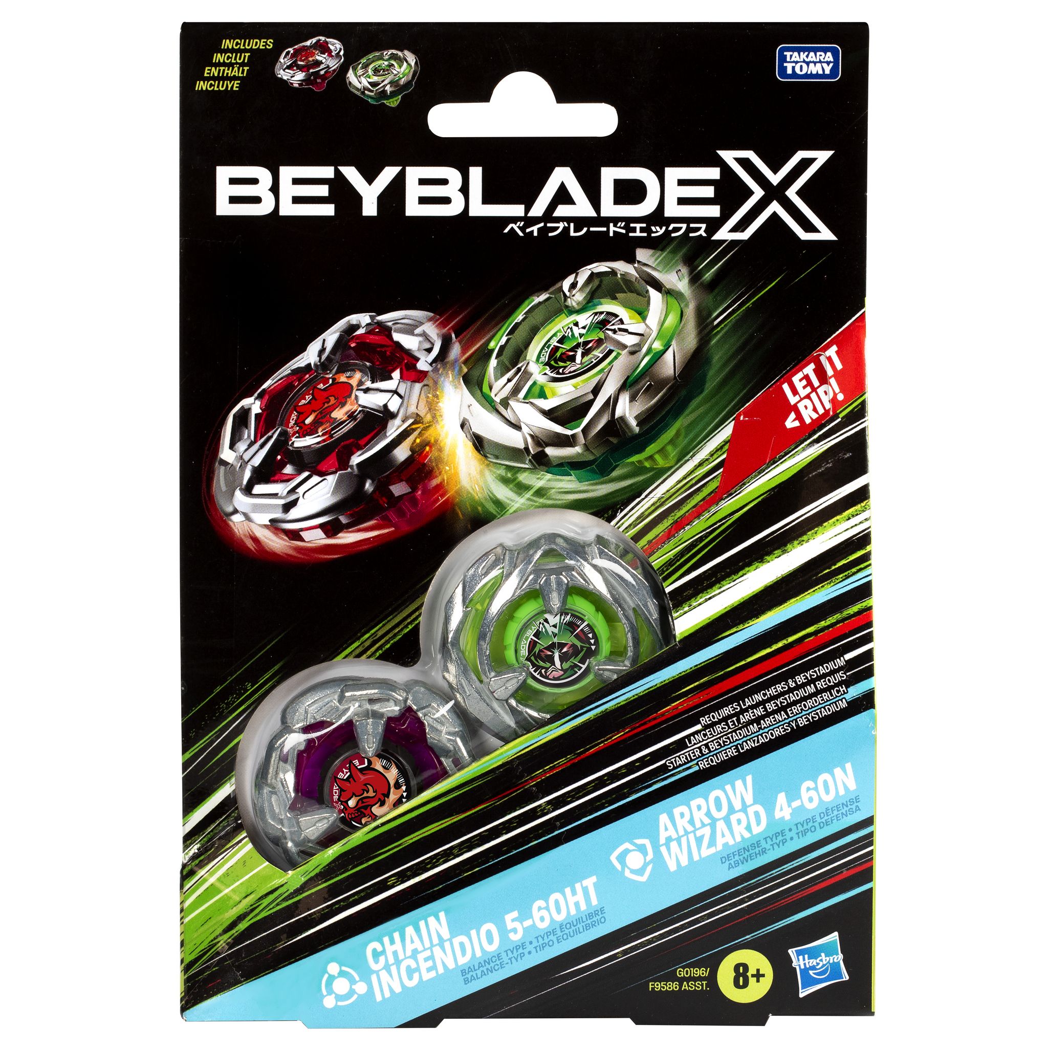 Voir la diapositive 2 : HASBRO Pack Dual Toupies Beyblade GEN 4