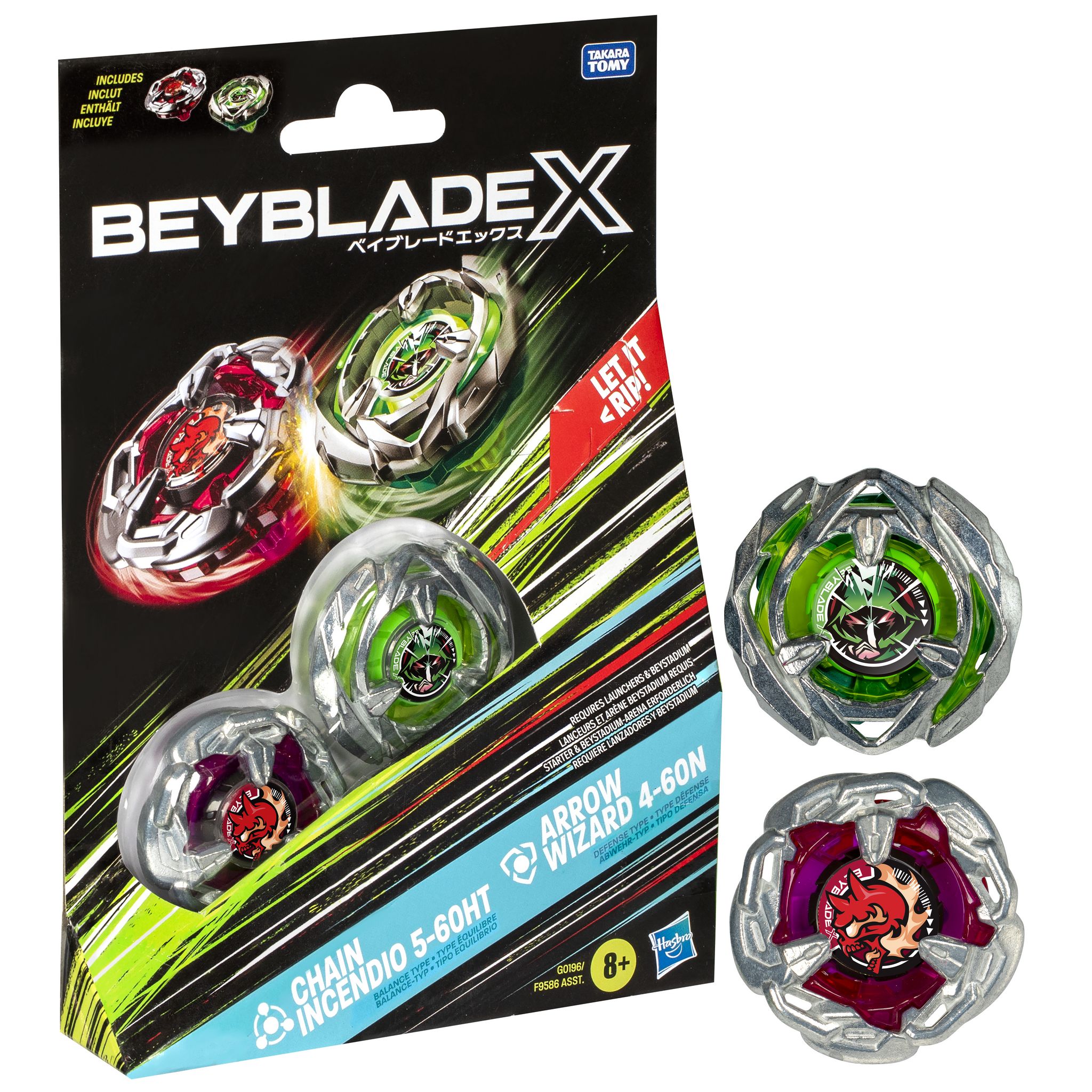 Voir la diapositive 4 : HASBRO Pack Dual Toupies Beyblade GEN 4