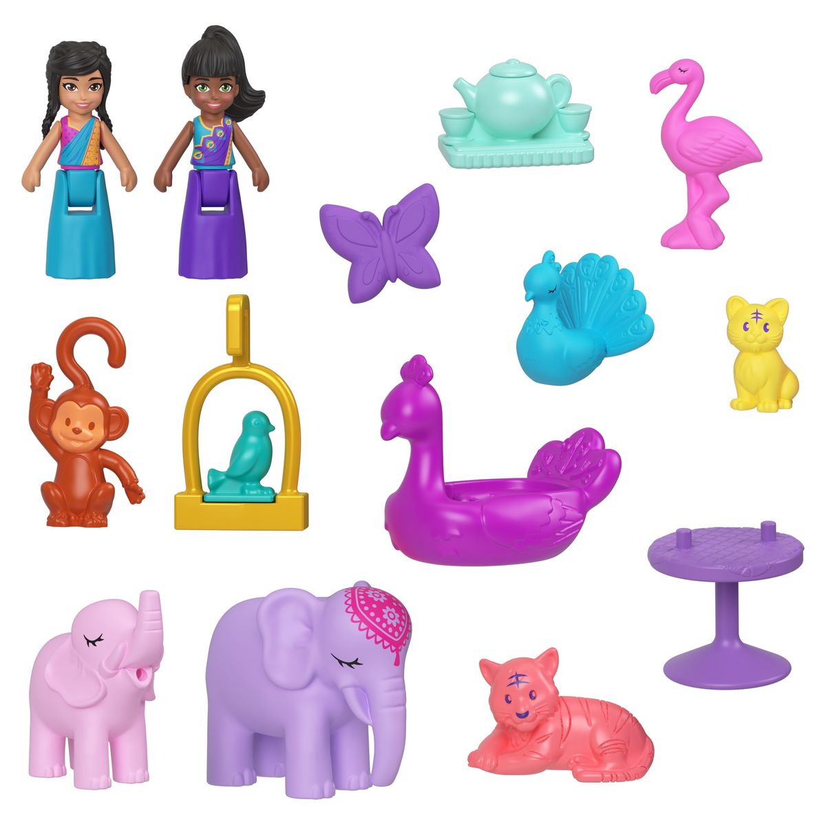 MATTEL Coffret Jardin du Paon Polly Pocket