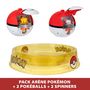 Voir la diapositive 3 : BANDAI Arène Pokémon et 2 spinners