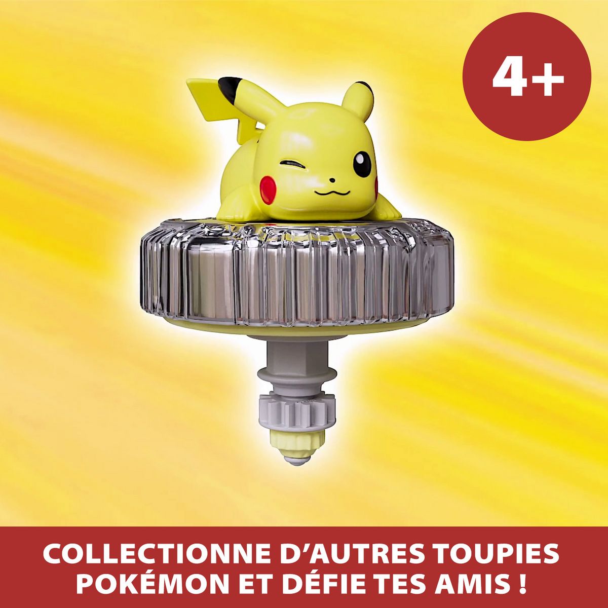 BANDAI Arène Pokémon et 2 spinners