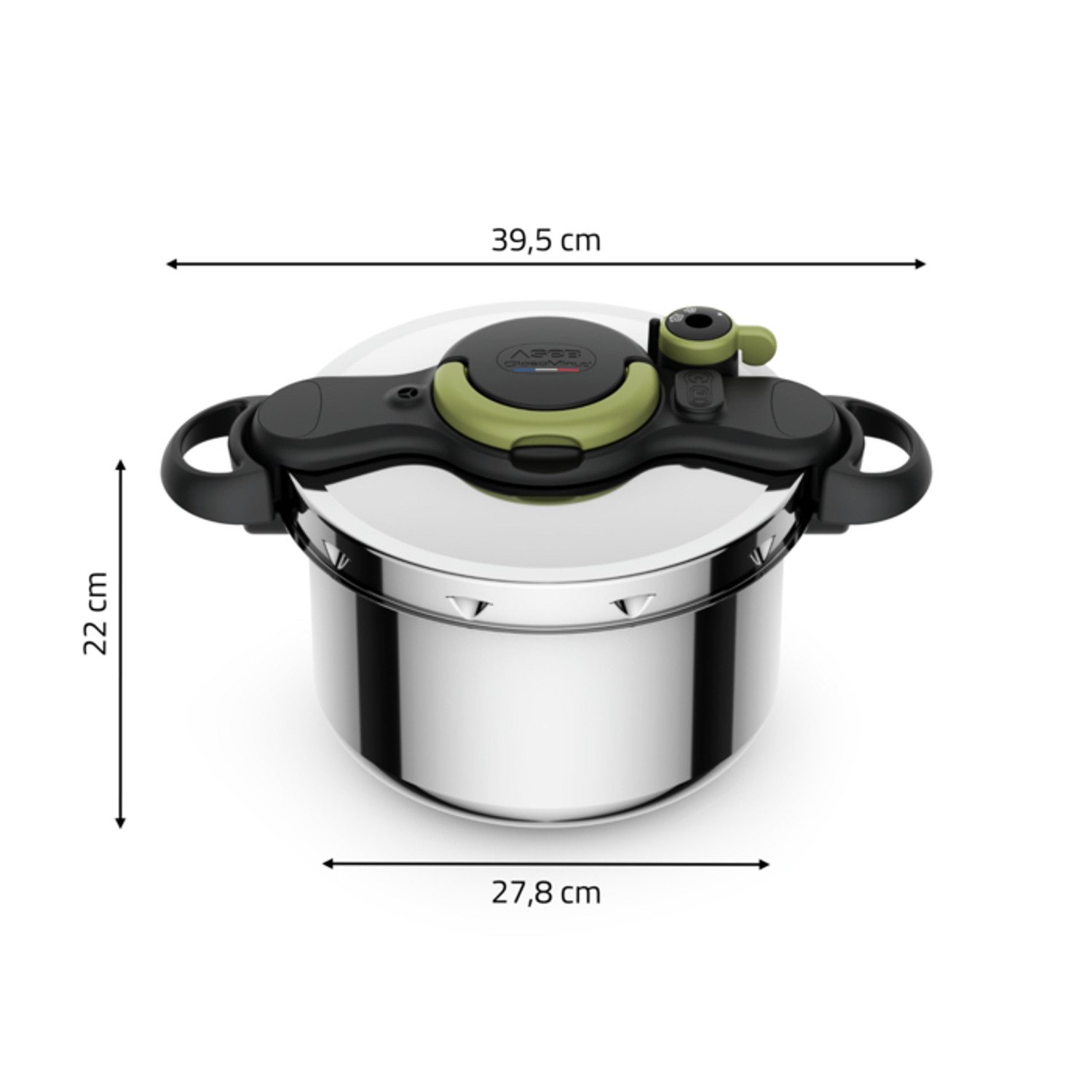 Voir la diapositive 7 : SEB Autocuiseur 7,5 litres 4 saisons CLIPSO MINUTE COLLECTION