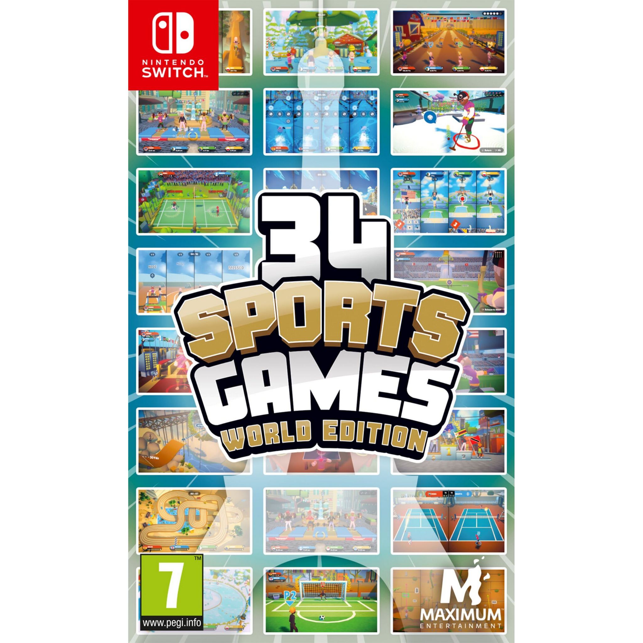 MAXIMUM ENTERTAINMENT 34 Sports Games World Edition Nintendo Switch