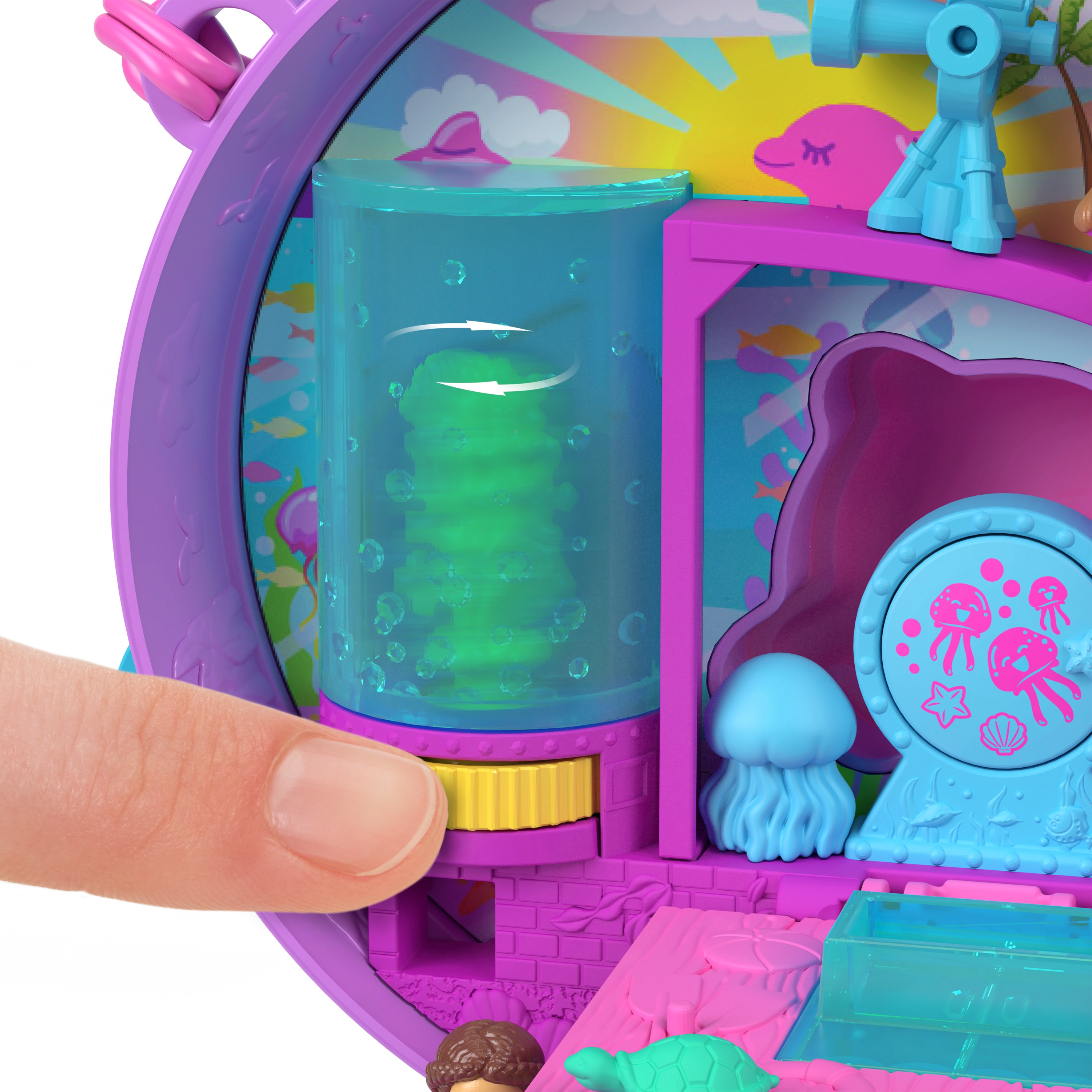 Voir la diapositive 6 : MATTEL Coffret Sauvetage du Dauphin Polly Pocket
