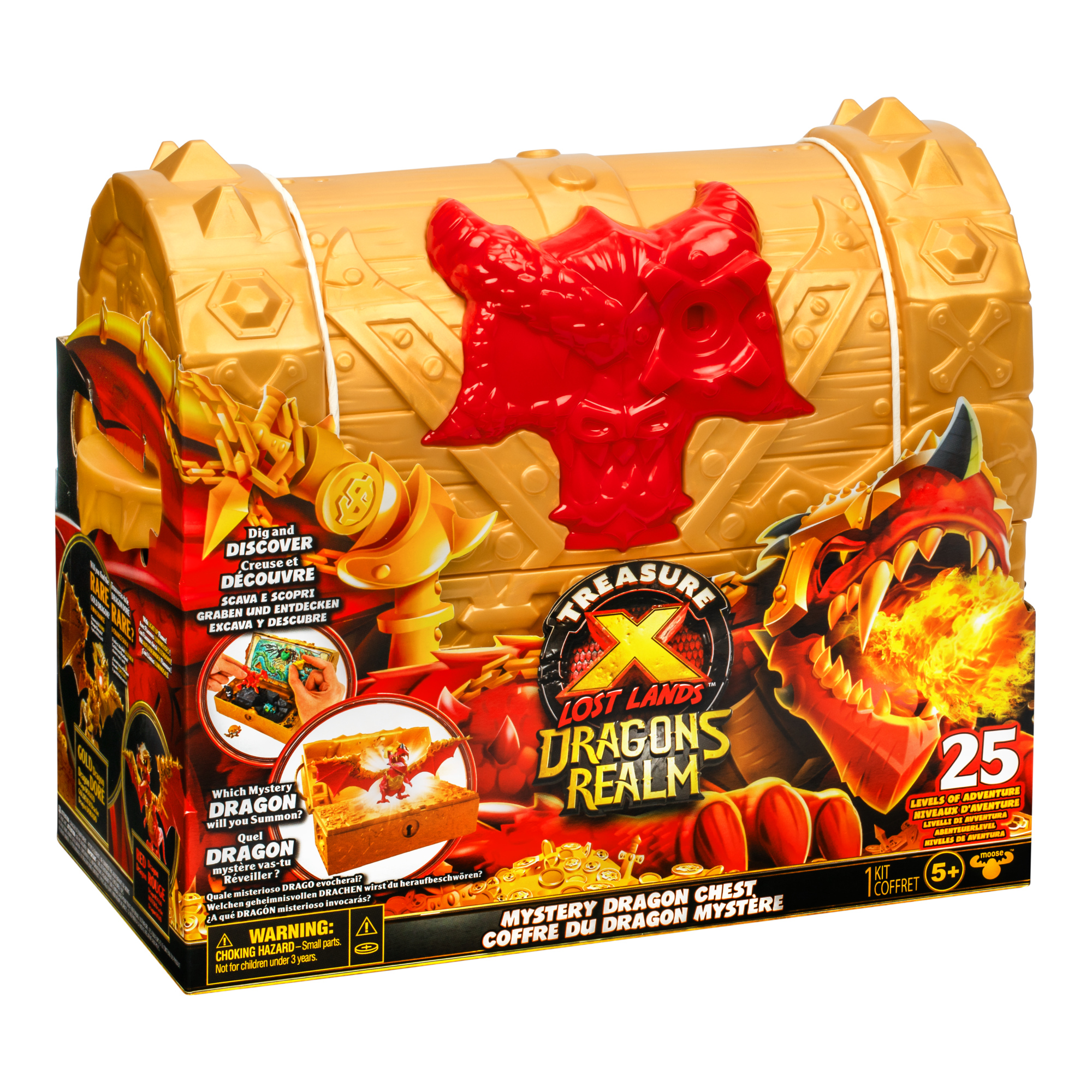 Voir la diapositive 2 : MOOSE Coffre du dragon mystère - Dragons Realm Tresor X