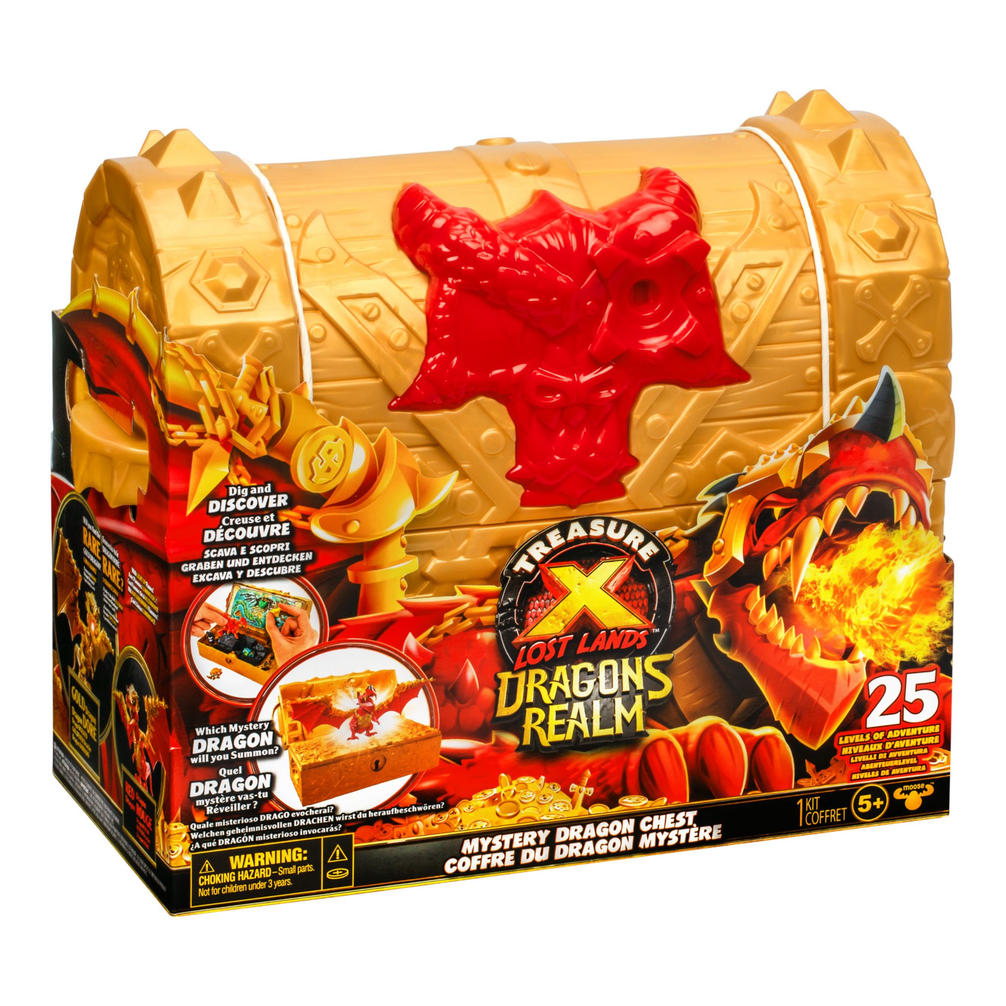 Voir la diapositive 2 : MOOSE Coffre du dragon mystère - Dragons Realm Tresor X