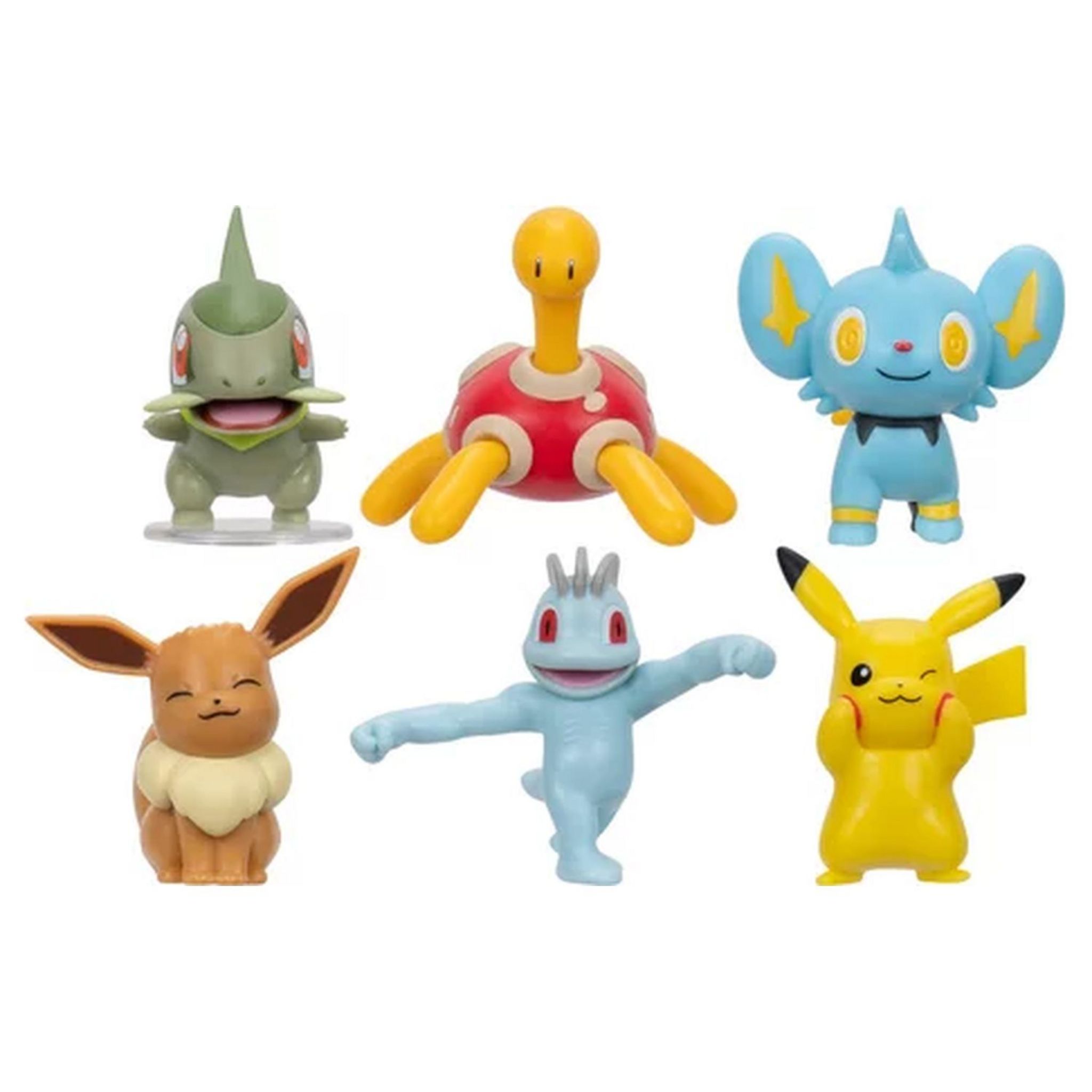 Voir la diapositive 2 : BANDAI Pack de 6 figurines Pokémon