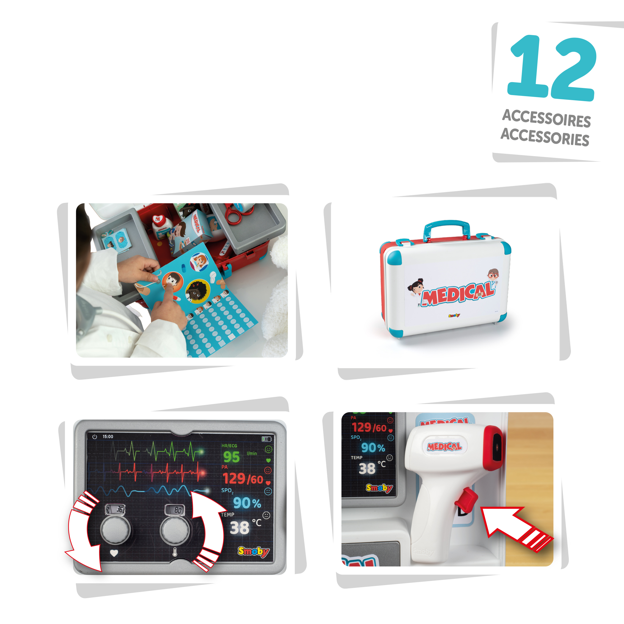 Voir la diapositive 3 : SMOBY Malette médicale