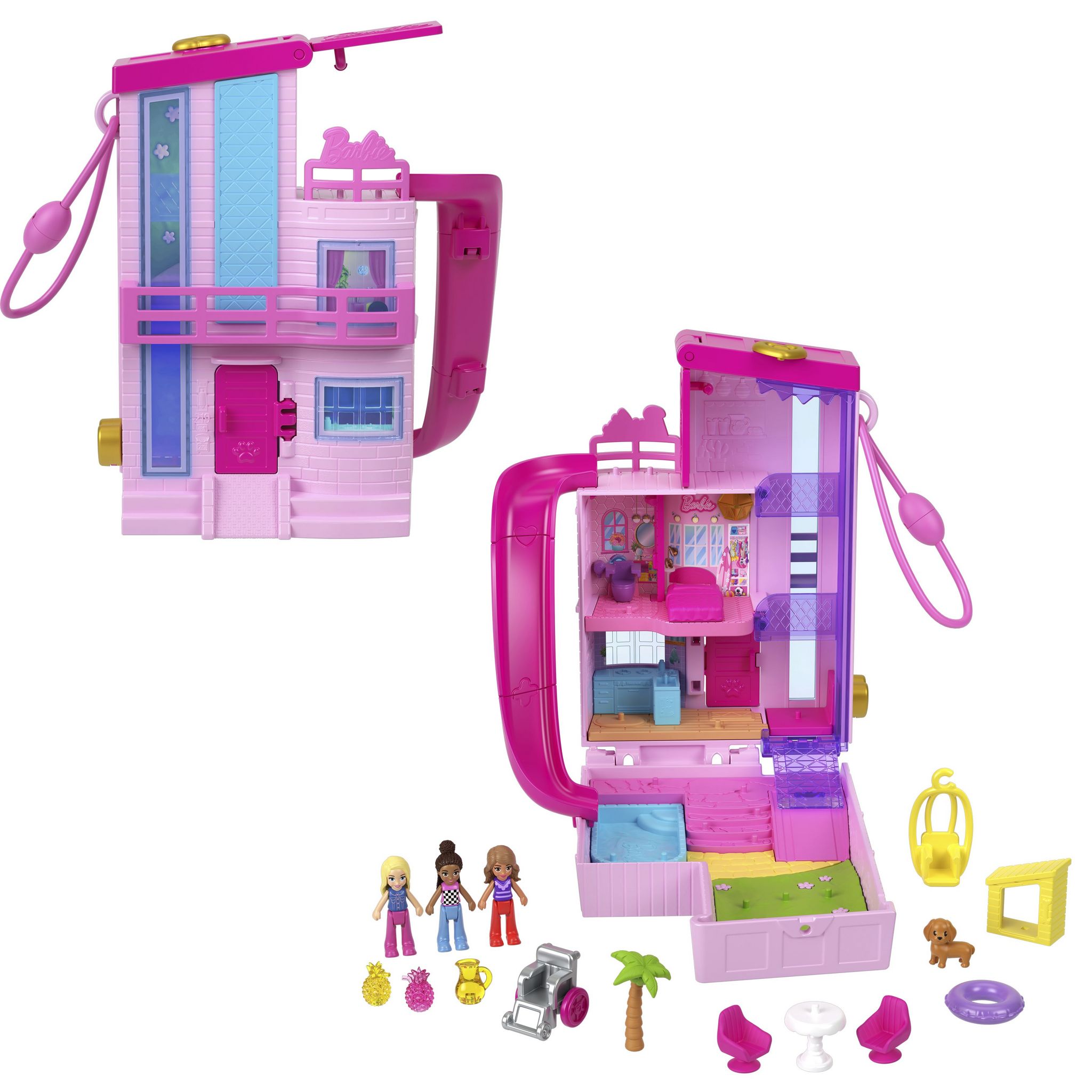 Voir la diapositive 2 : MATTEL Coffret maison de rêve de Polly Pocket