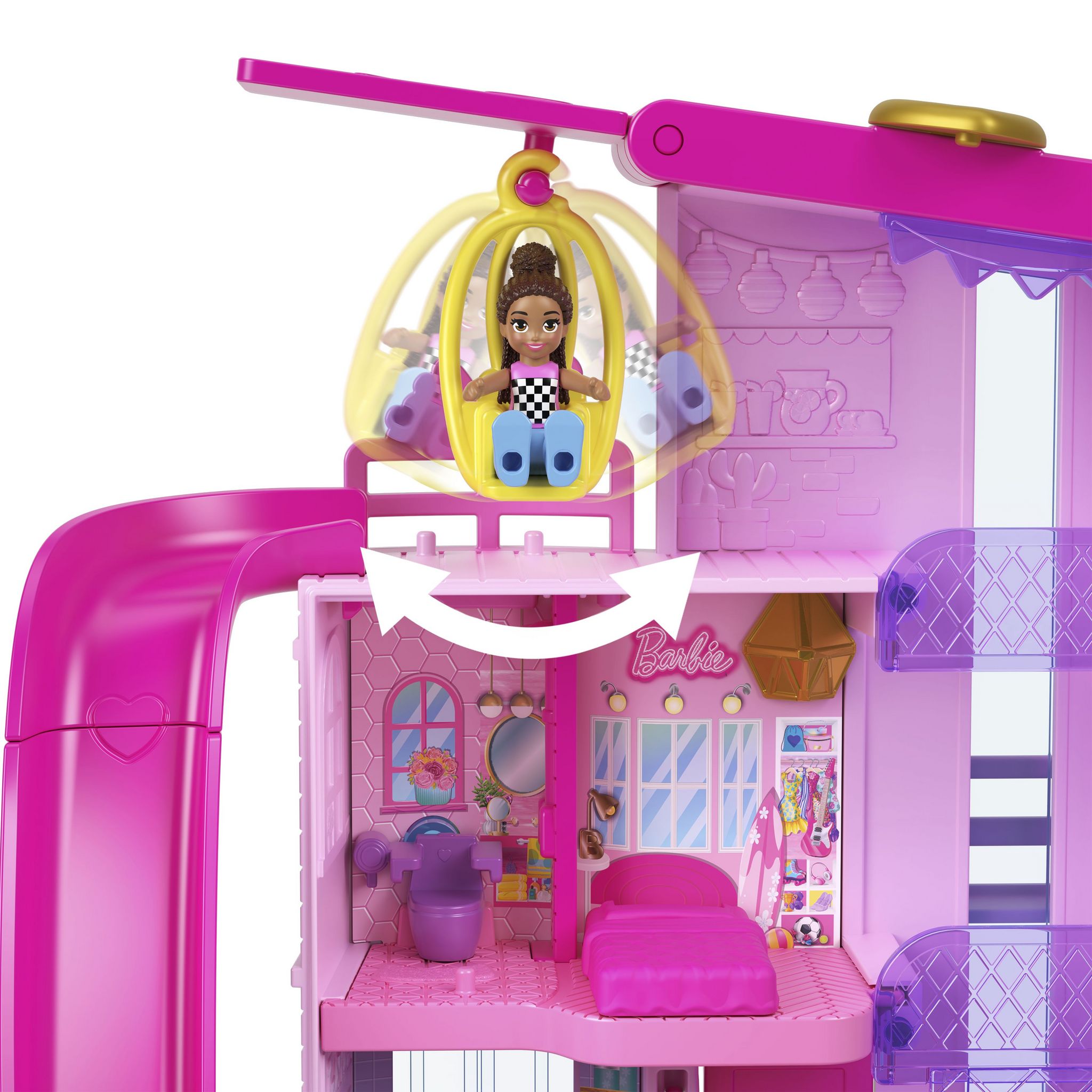 Voir la diapositive 13 : MATTEL Coffret maison de rêve de Polly Pocket