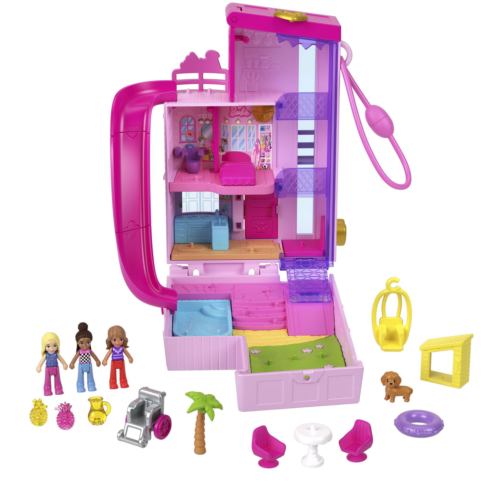 Voir la diapositive 3 : MATTEL Coffret maison de rêve de Polly Pocket