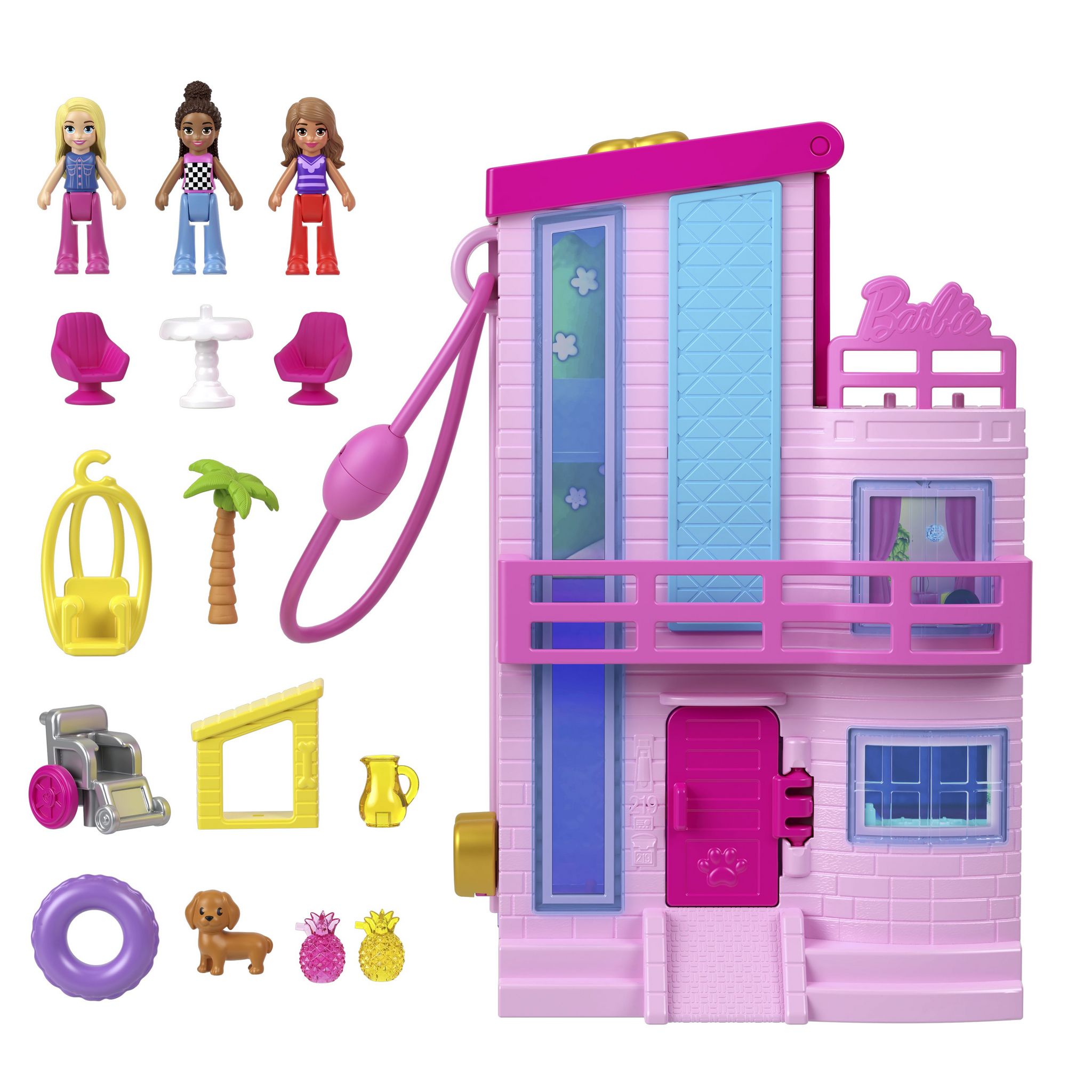 Voir la diapositive 6 : MATTEL Coffret maison de rêve de Polly Pocket