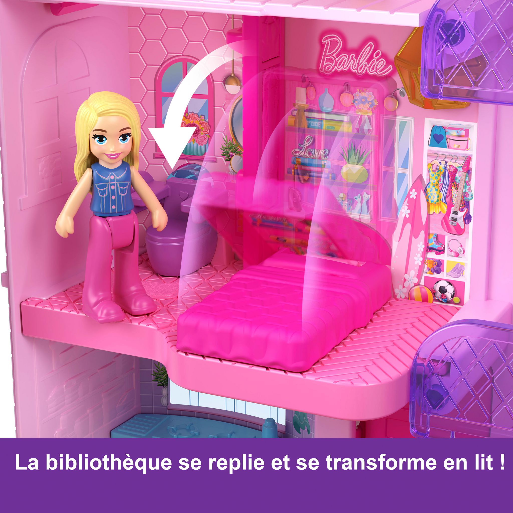 Voir la diapositive 11 : MATTEL Coffret maison de rêve de Polly Pocket