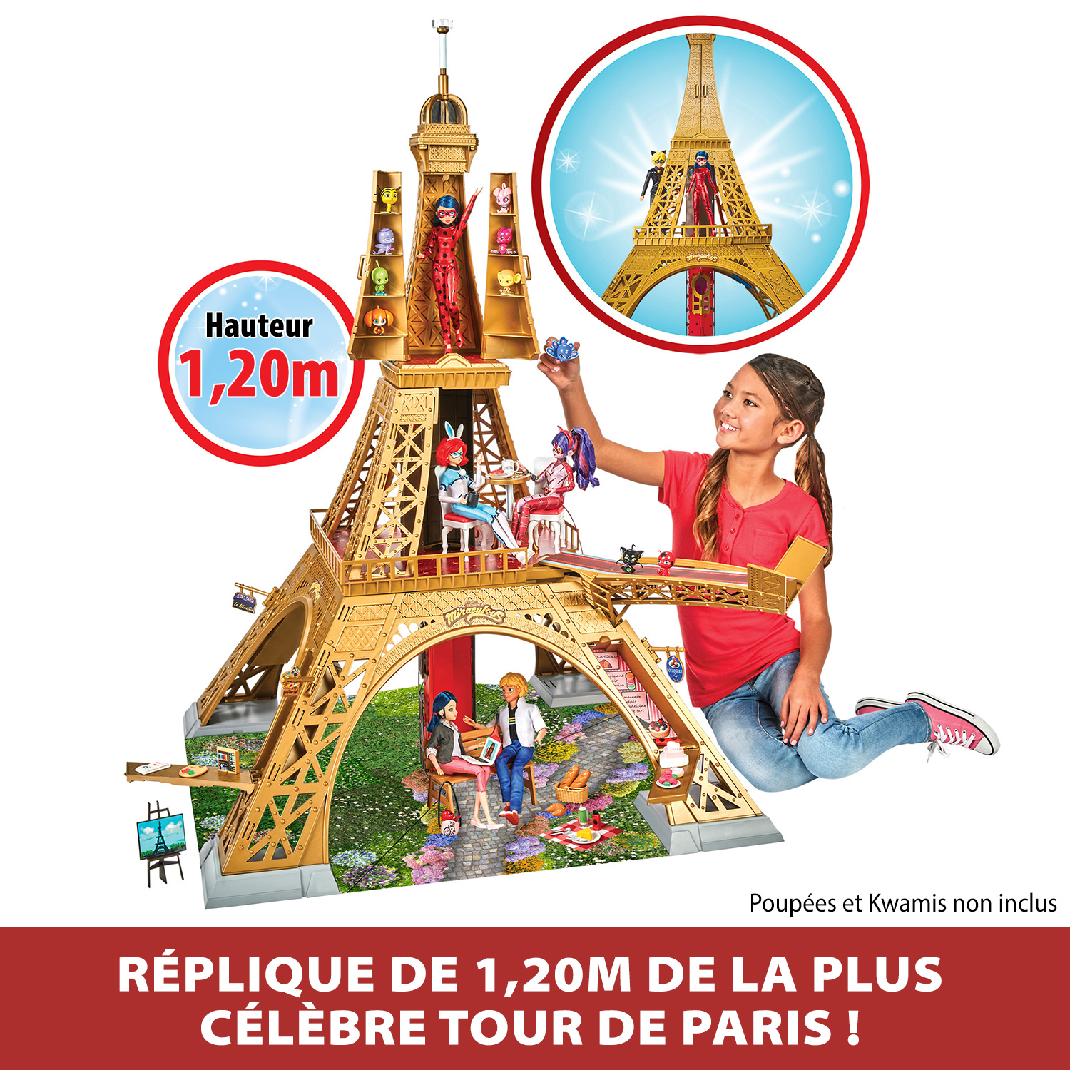 Voir la diapositive 2 : BANDAI Coffret Miraculous PARIS Deluxe
