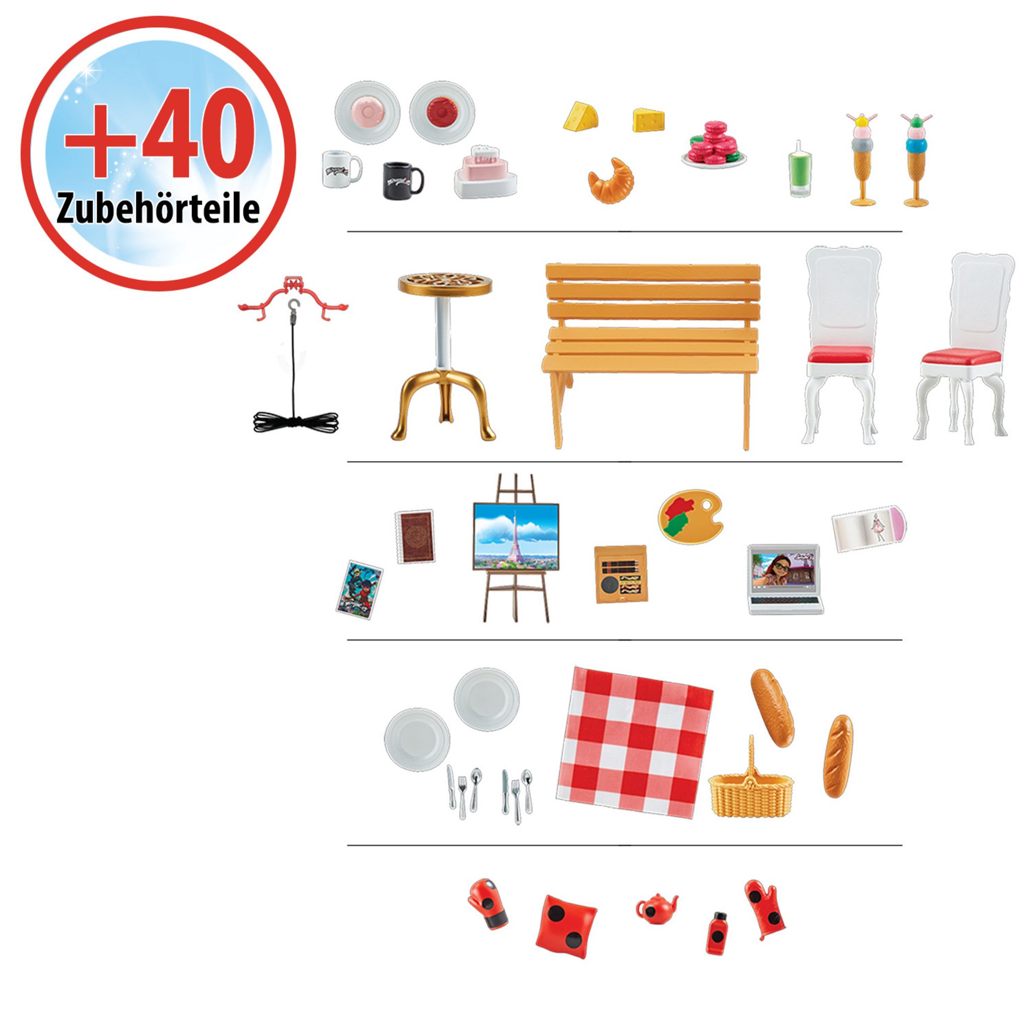 Voir la diapositive 3 : BANDAI Coffret Miraculous PARIS Deluxe