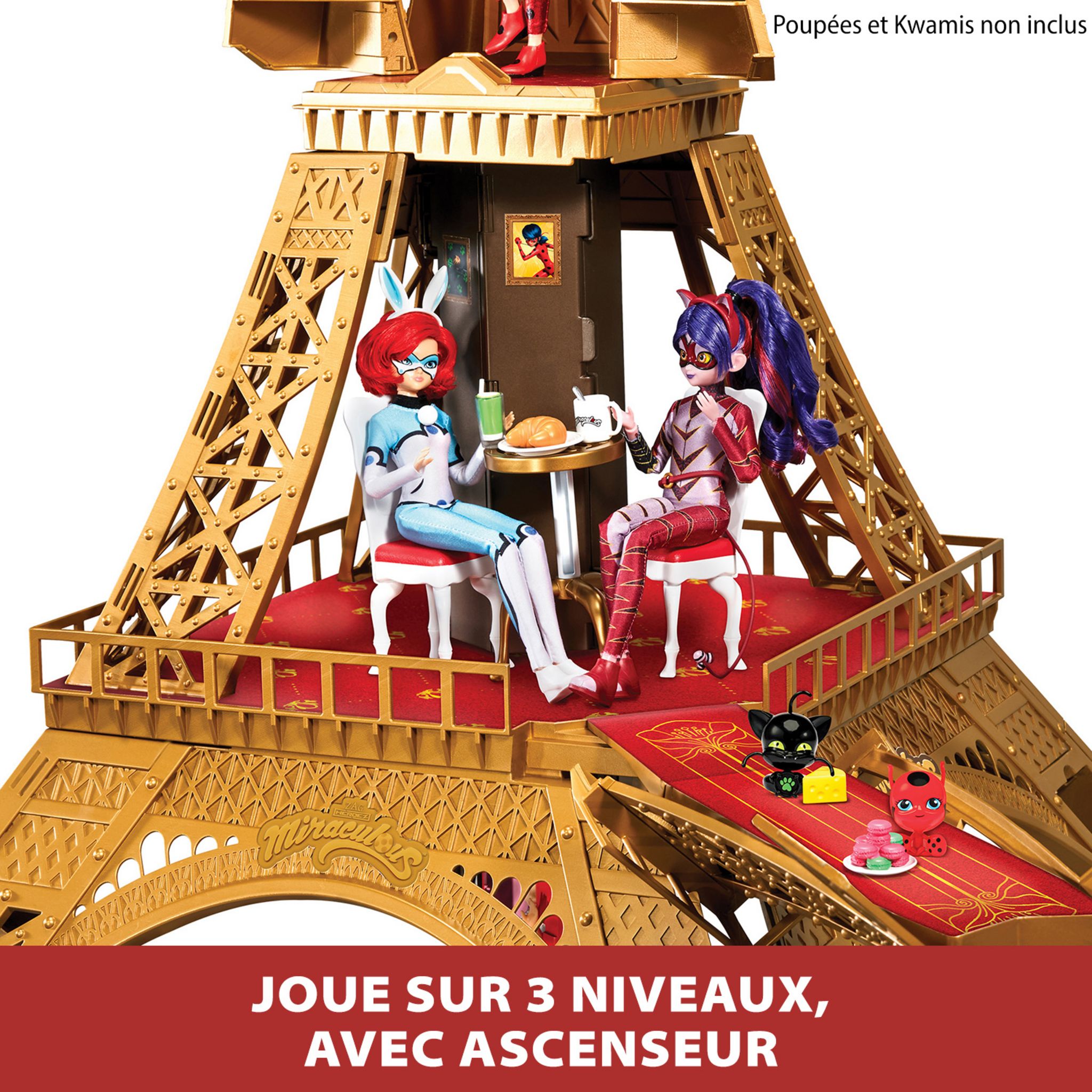 Voir la diapositive 4 : BANDAI Coffret Miraculous PARIS Deluxe