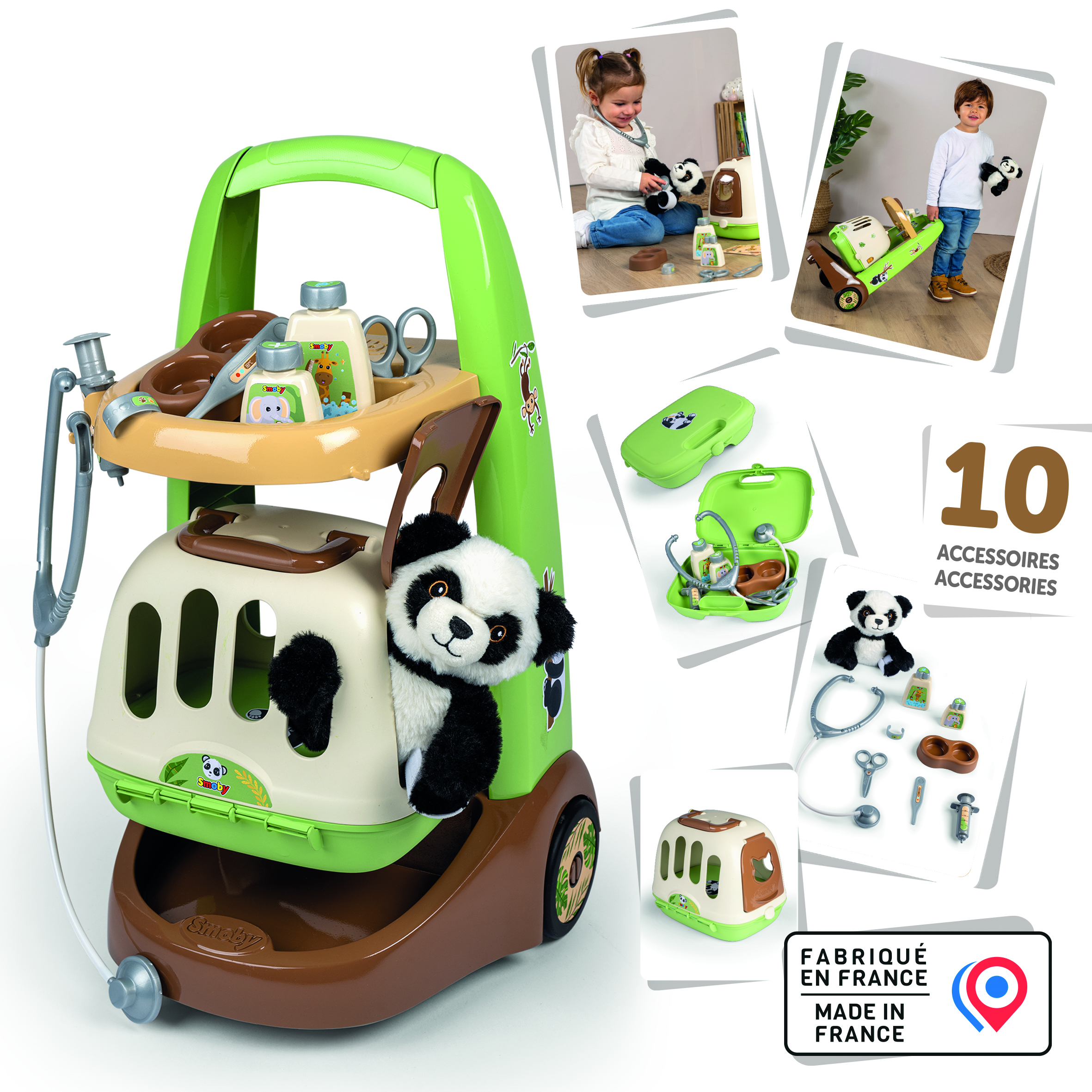Voir la diapositive 2 : SMOBY Chariot vétérinaire