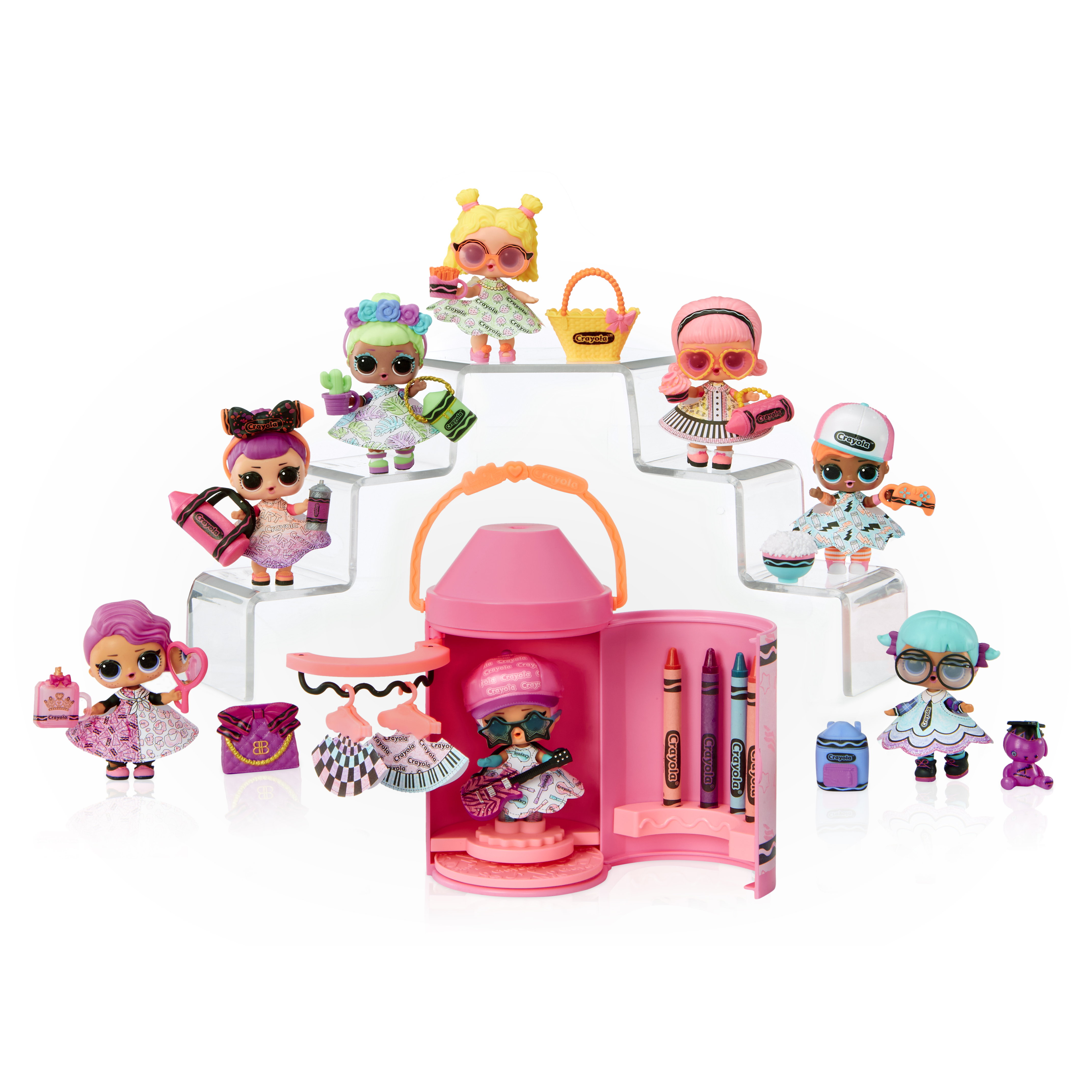 Voir la diapositive 5 : MGA Poupée mini LOL Color Me Studio