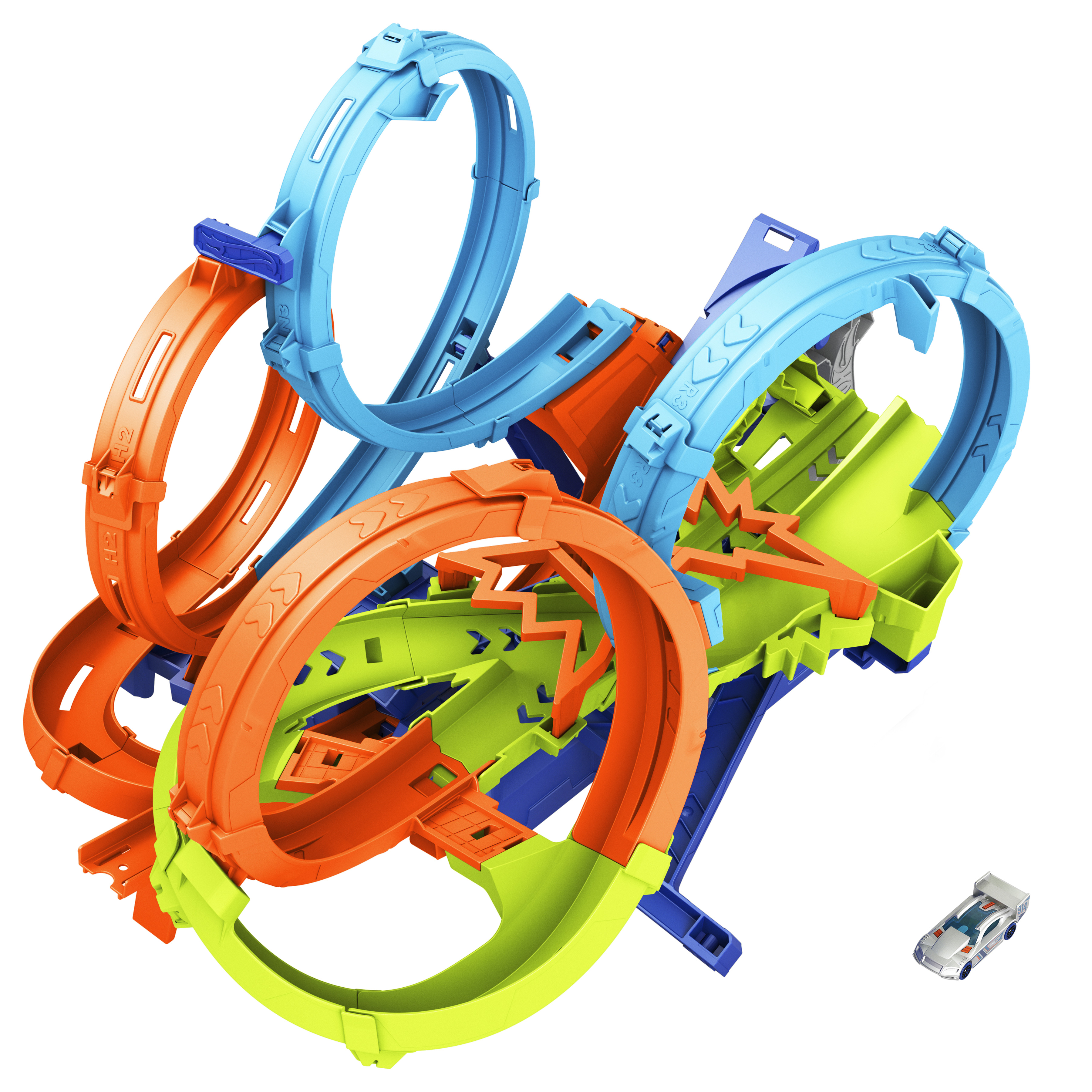 Voir la diapositive 4 : MATTEL Circuit HotWheels Action Ultra CrashLopping