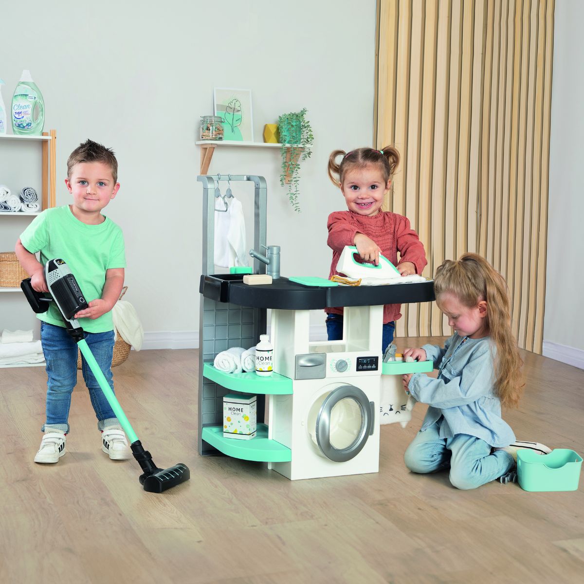 SMOBY Ensemble Rowenta Wash & Clean