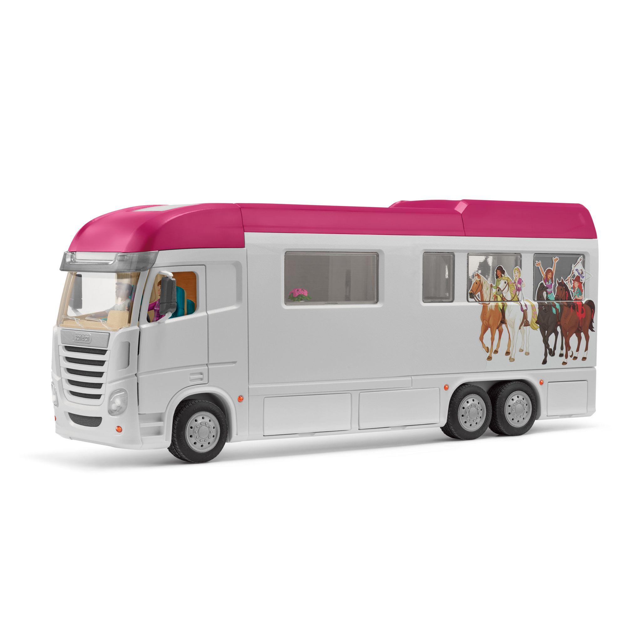 Voir la diapositive 3 : SCHLEICH Camping Car Equestre Horse Club