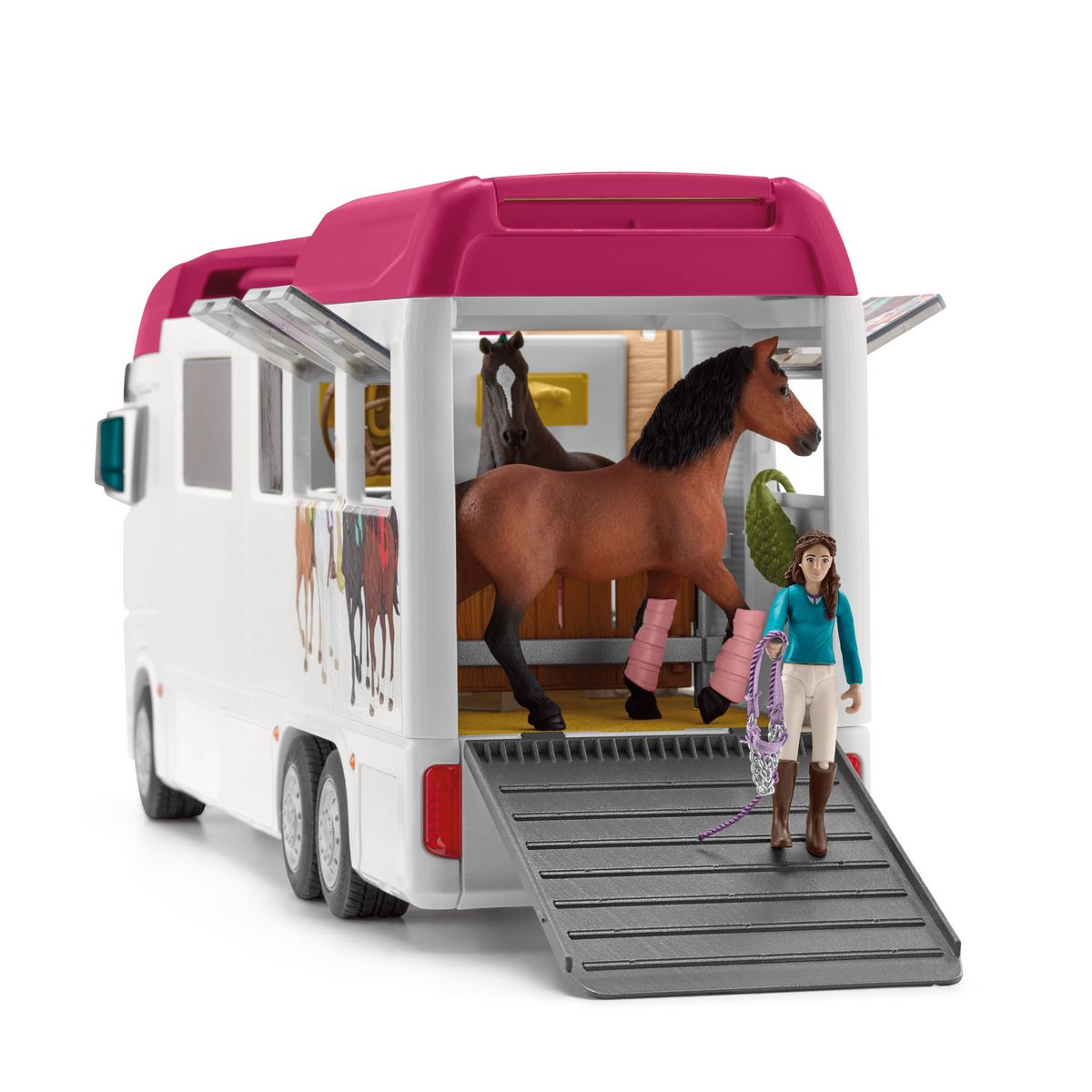 SCHLEICH Camping Car Equestre Horse Club