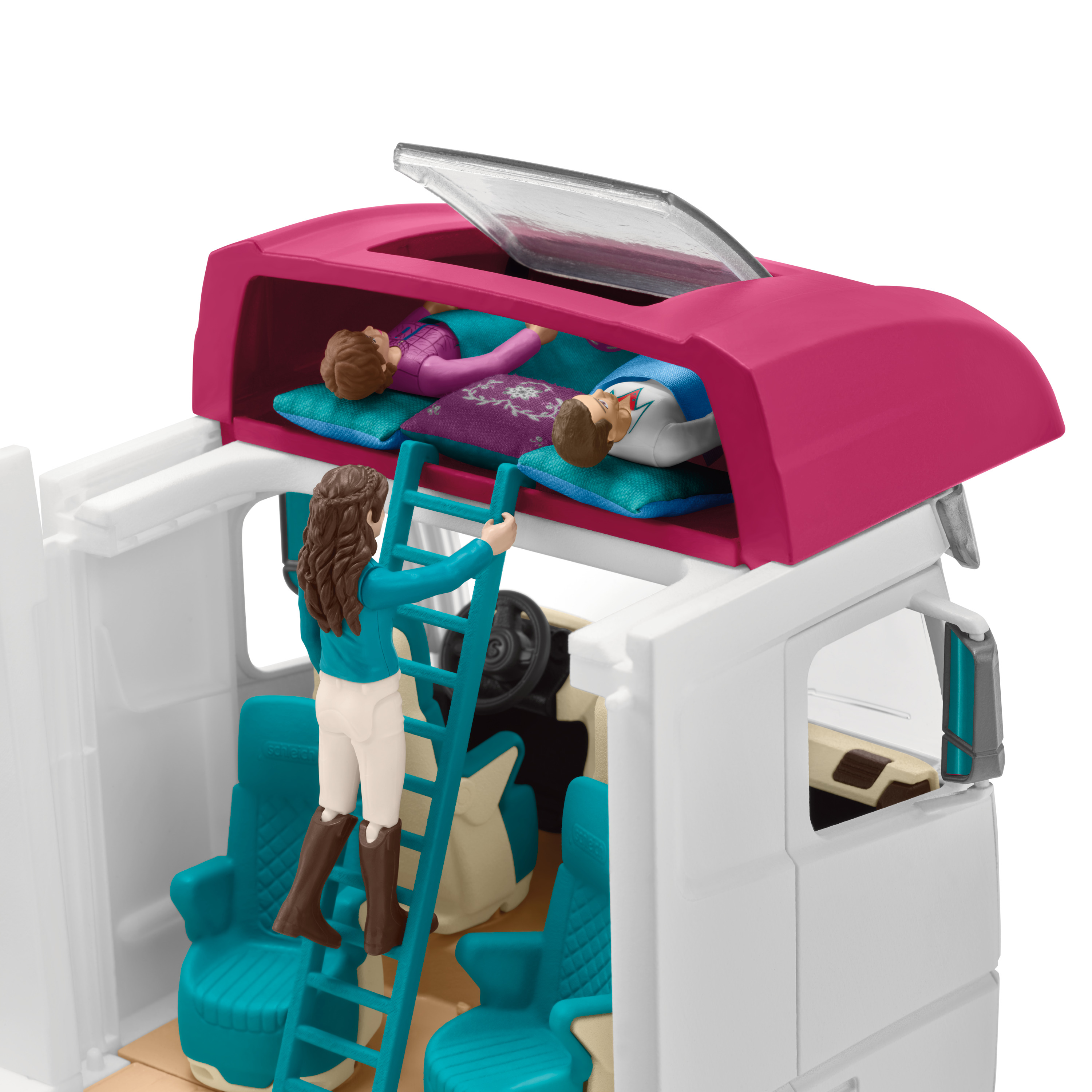 Voir la diapositive 5 : SCHLEICH Camping Car Equestre Horse Club