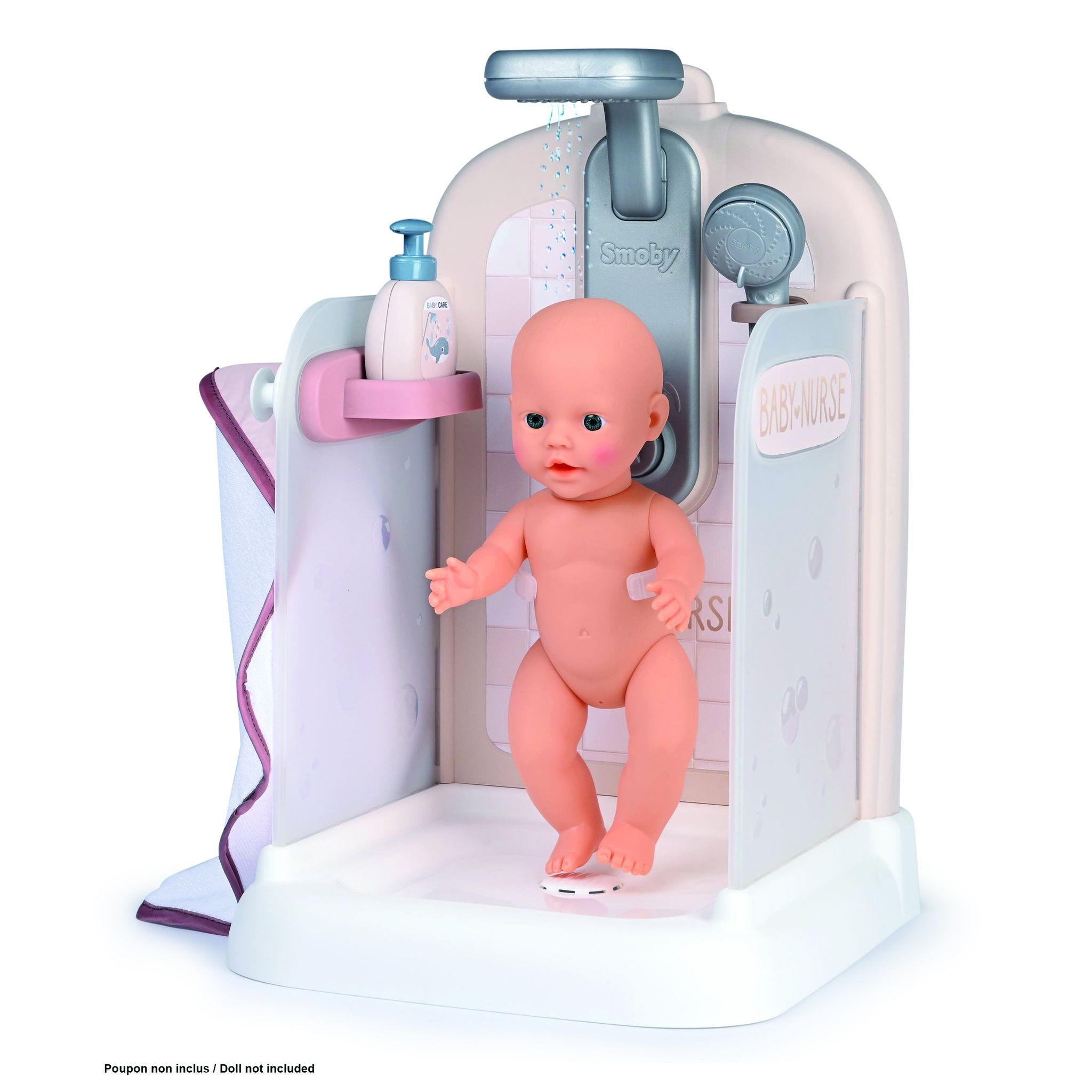 Voir la diapositive 2 : SMOBY Baby Nurse Douche pour poupon