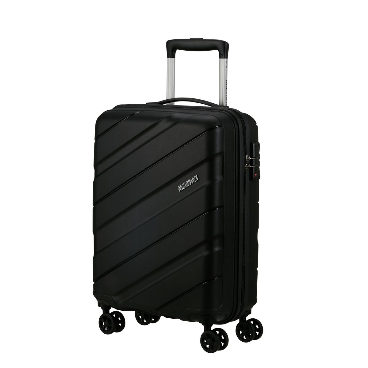AMERICAN TOURISTER Valise cabine rigide 55 cm 8 roues JET DRIVE - noir