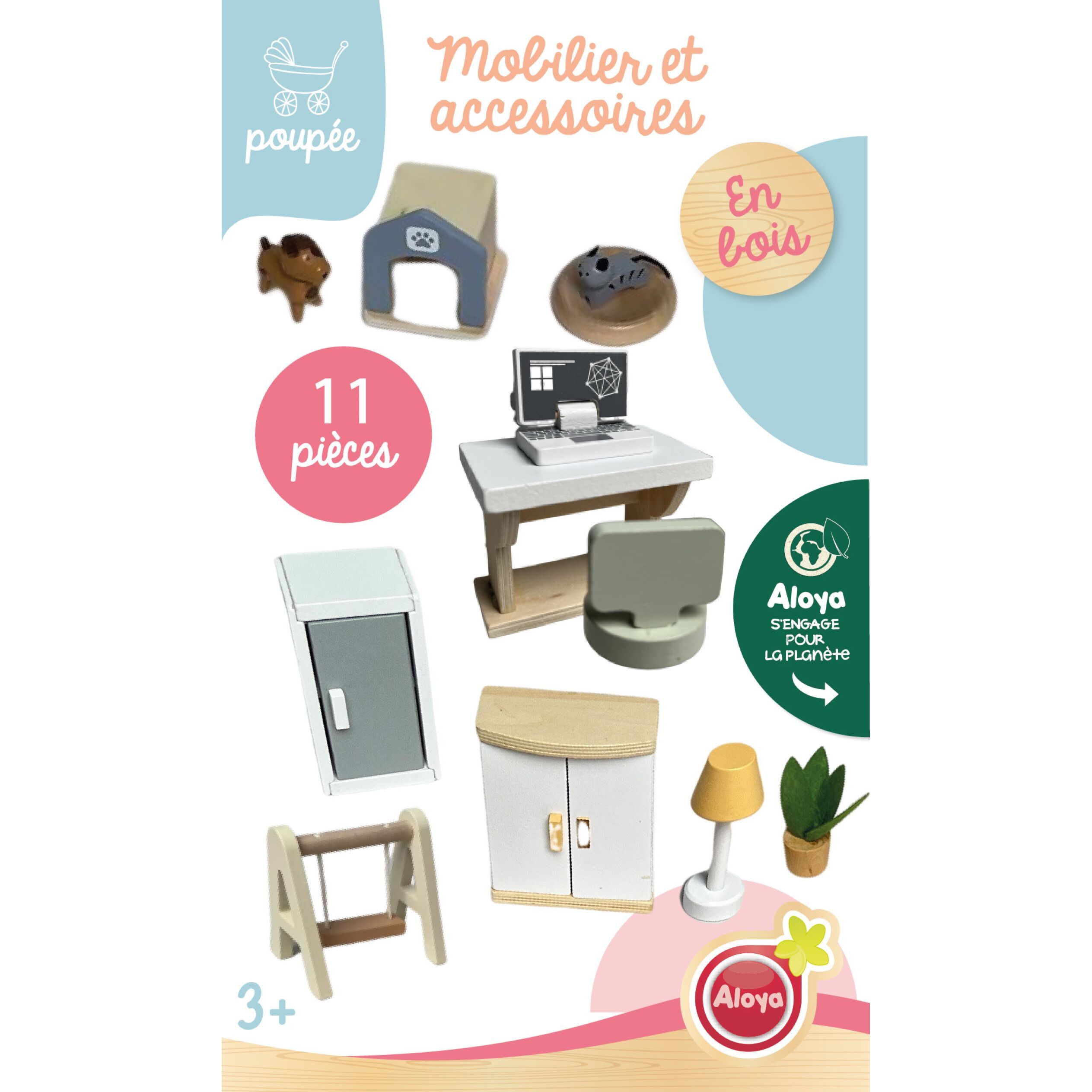 Voir la diapositive 2 : LG Accessoires pour Maison en Bois