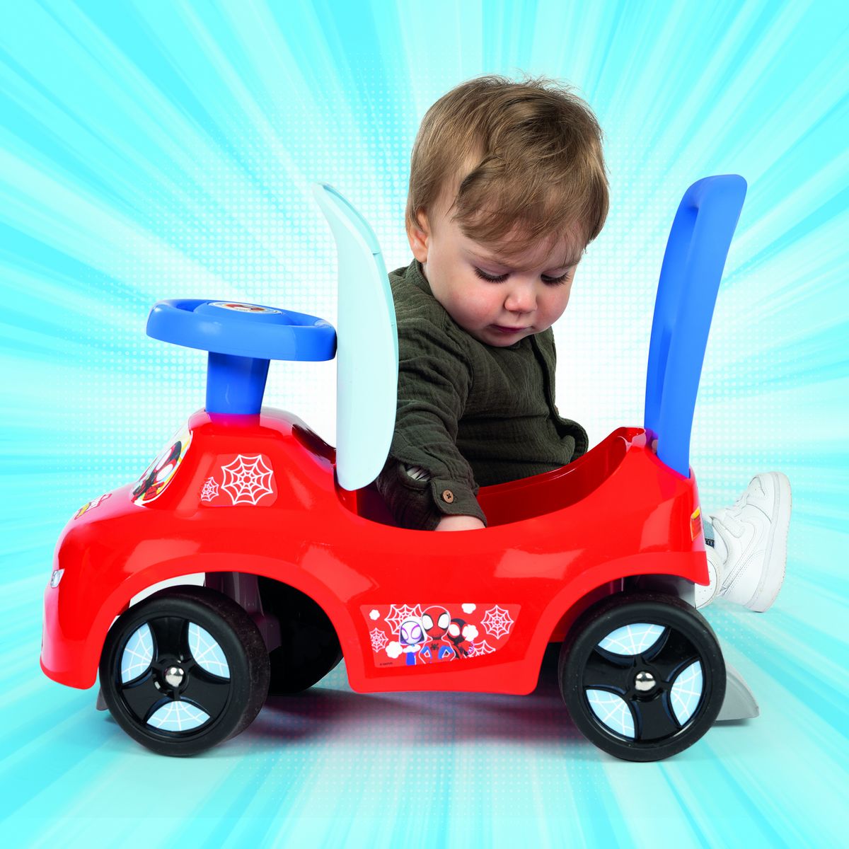 SMOBY Porteur Auto Spidey