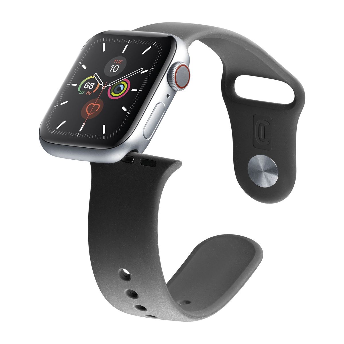 CELLULAR Bracelet en silicone Urban pour Apple Watch 42/44/45/49mm - Noir