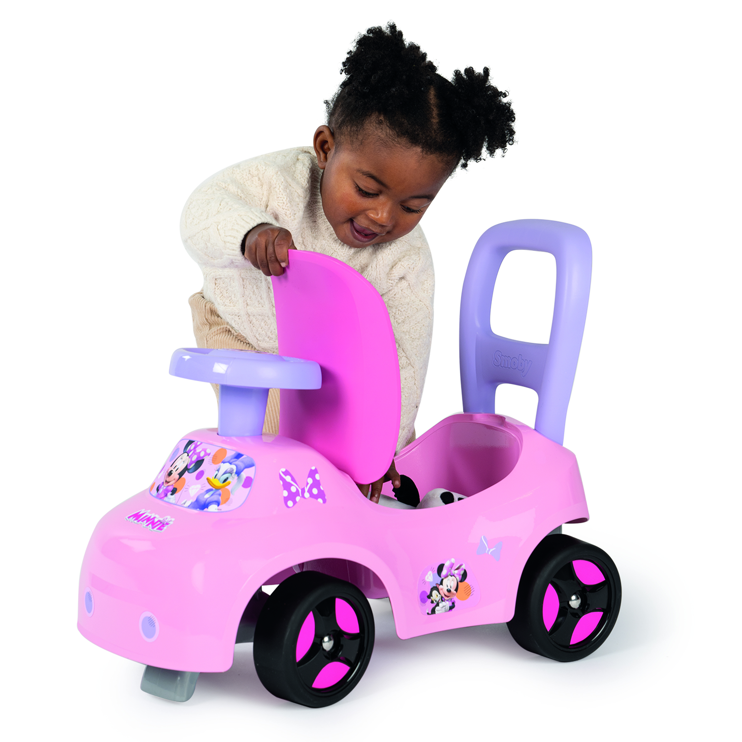 Voir la diapositive 3 : SMOBY Auto porteur Minnie