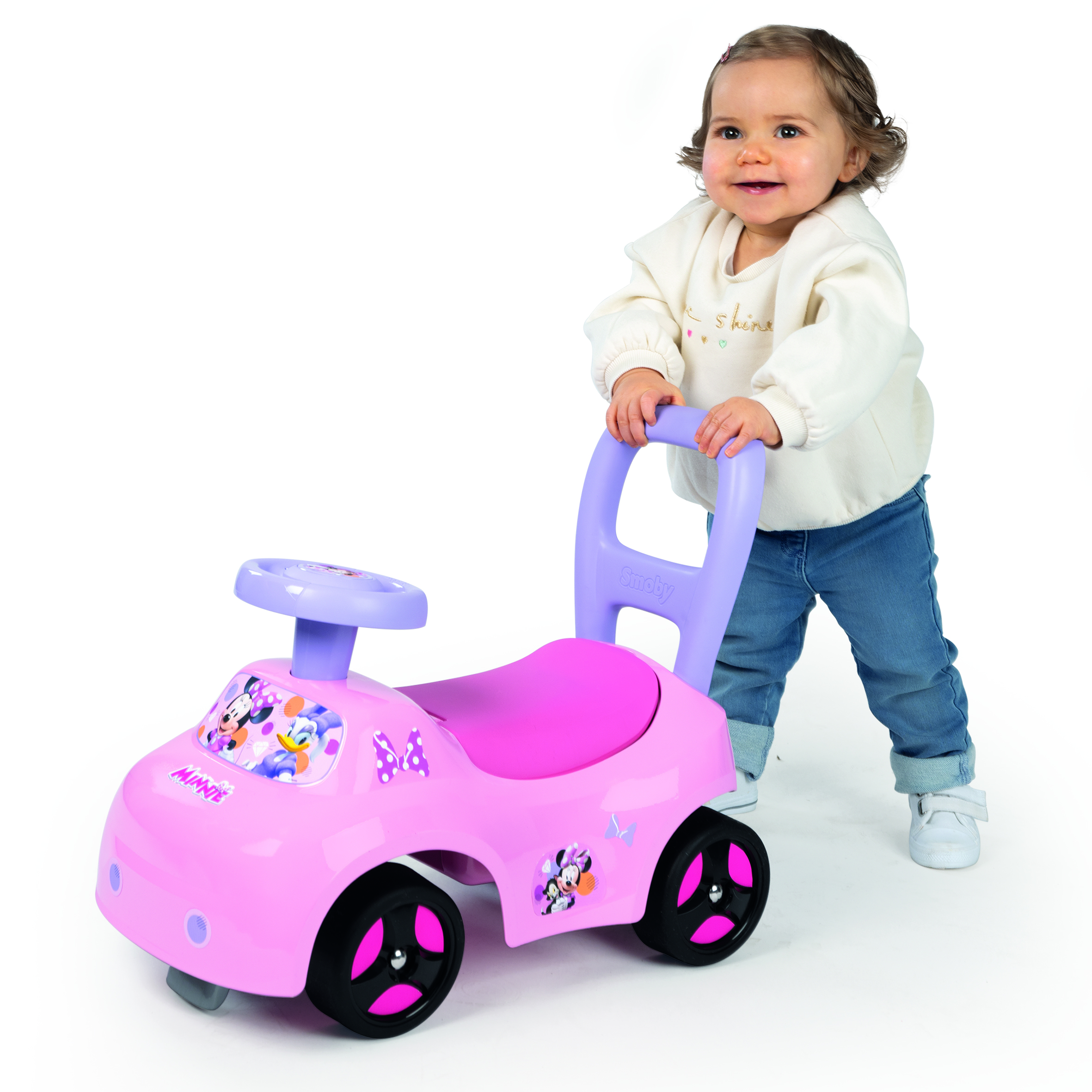 Voir la diapositive 5 : SMOBY Auto porteur Minnie