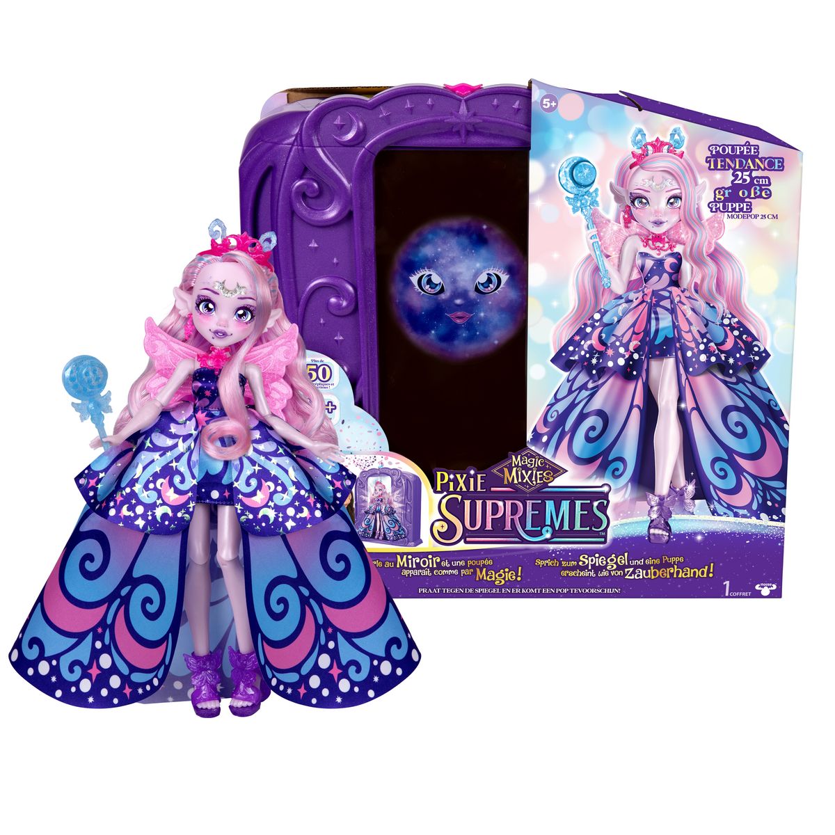 MOOSE Poupée Magic Mixies et son miroir magique - Pixie Suprêmes