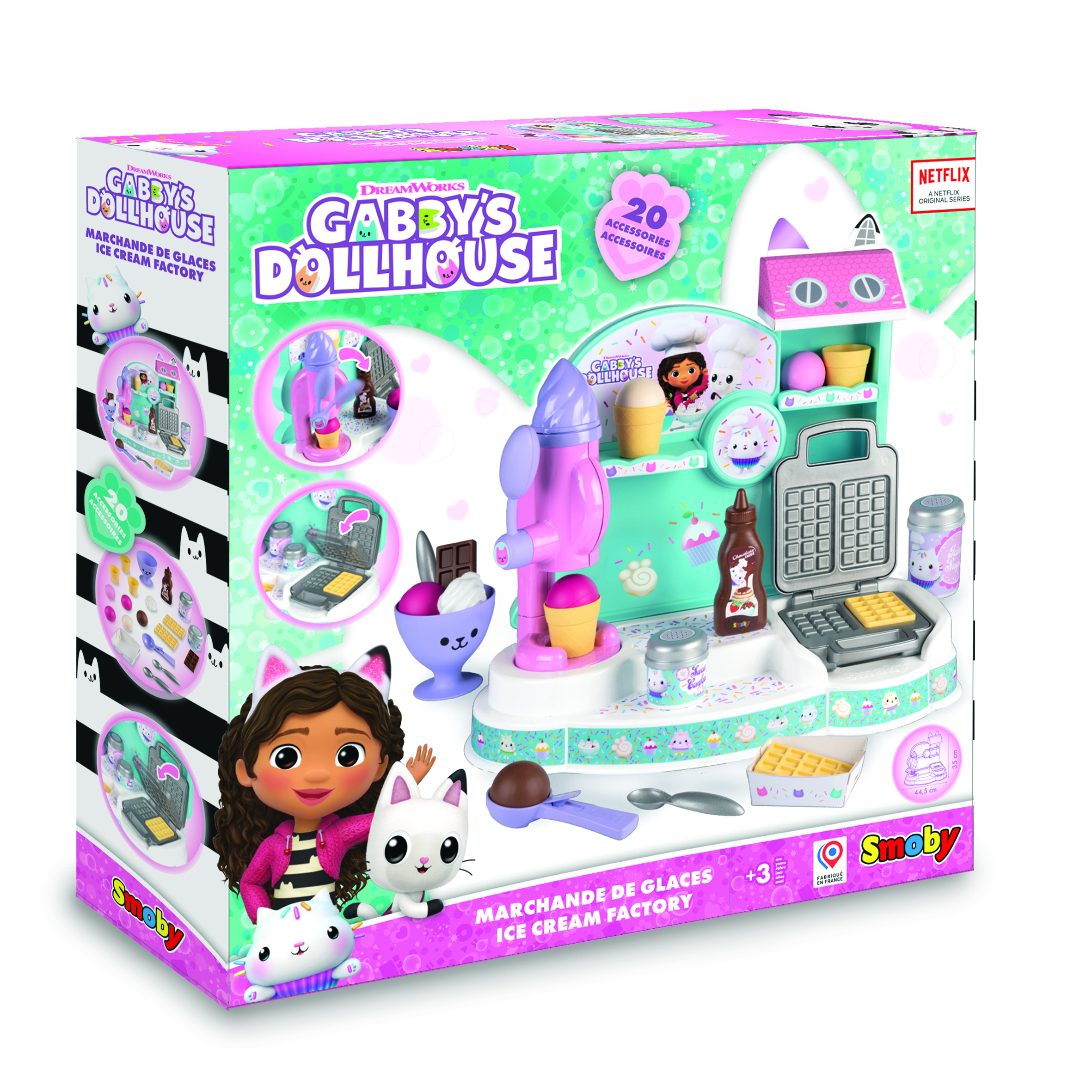 Voir la diapositive 5 : SMOBY Marchande de glace Gabby et la Maison Magique