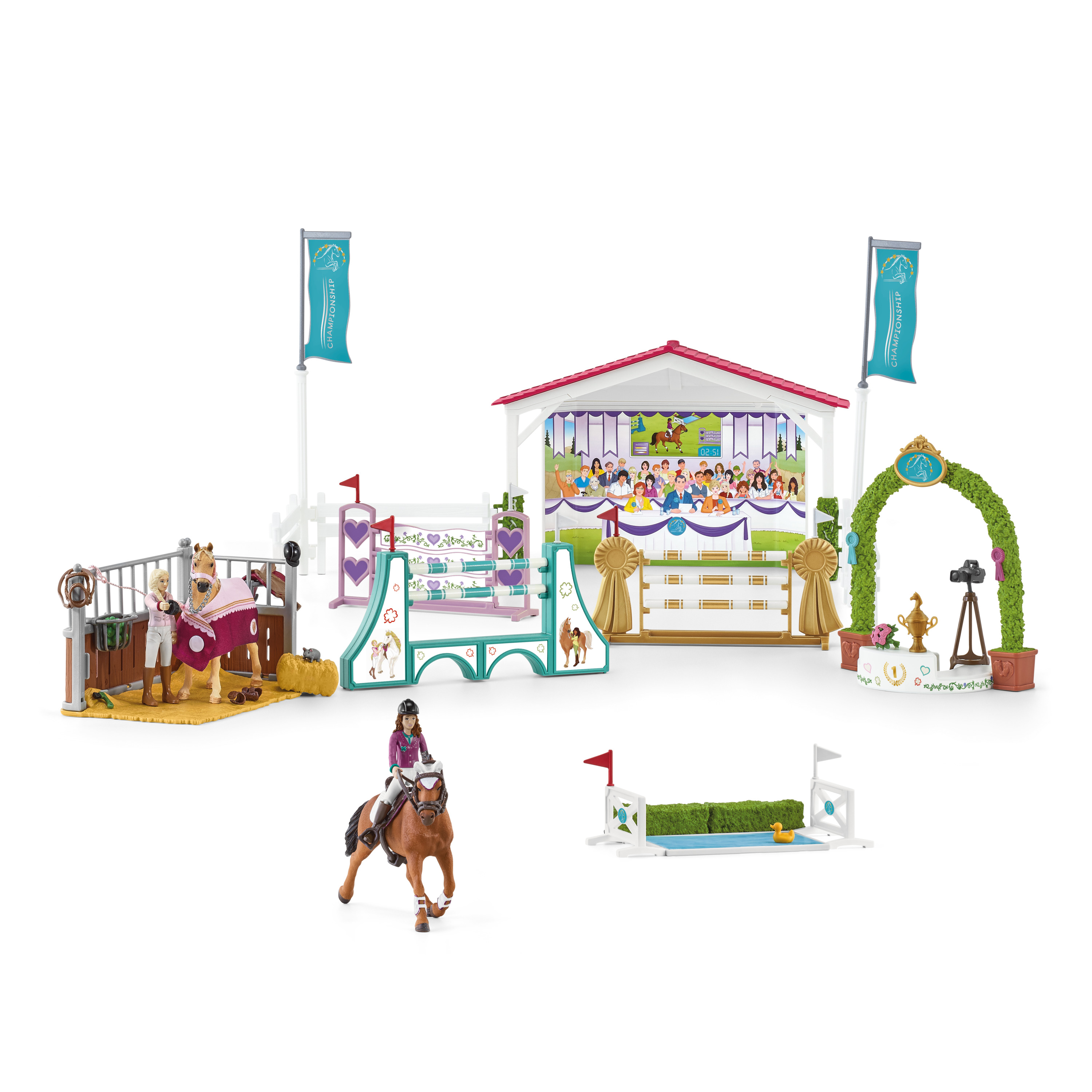 Voir la diapositive 2 : SCHLEICH Tournoi équestre