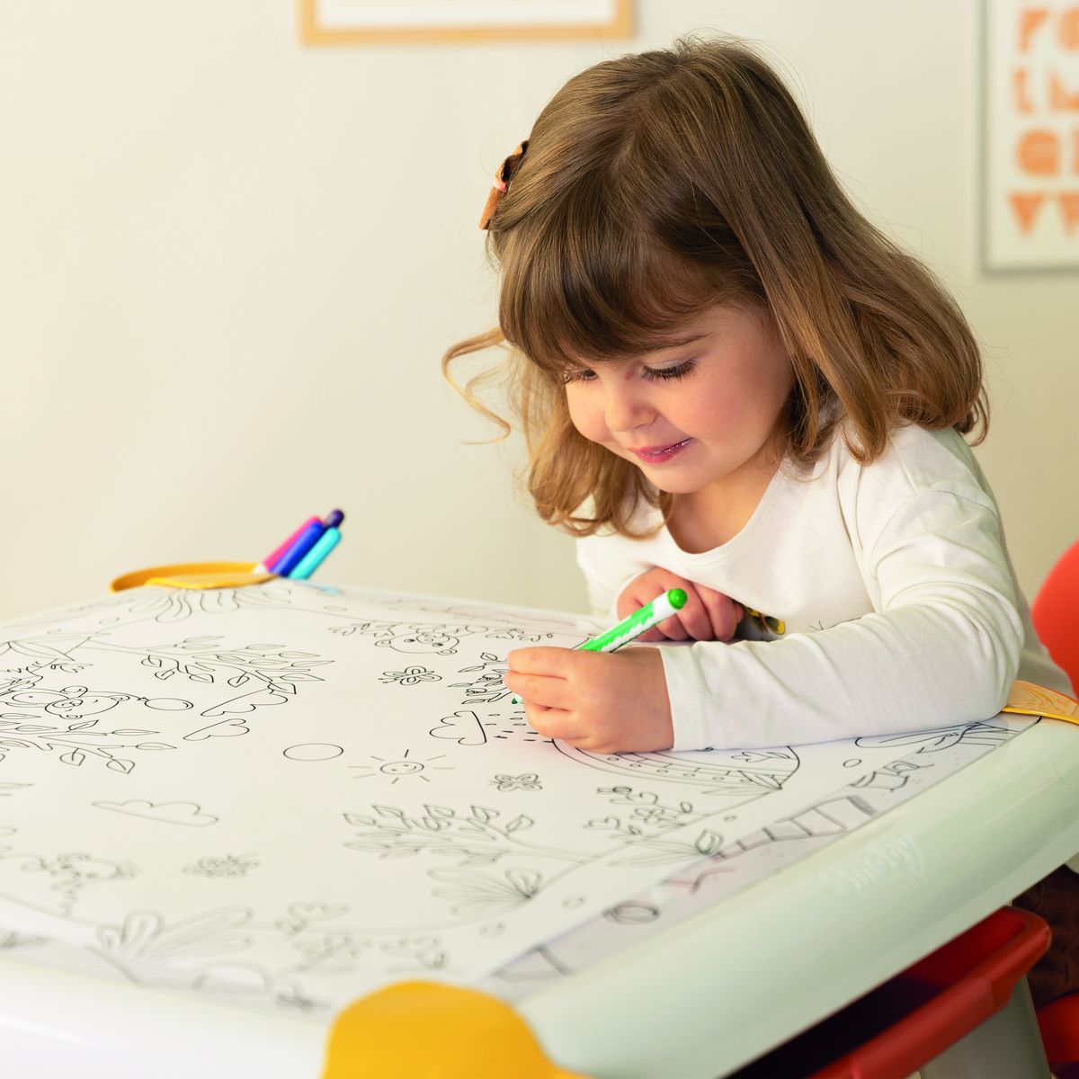 SMOBY Table à dessin créative