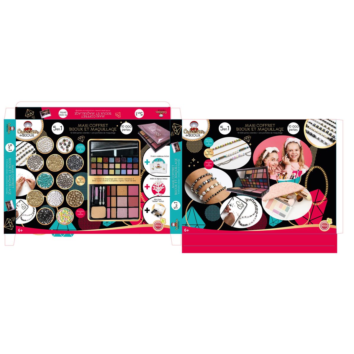 LG Maxi coffret Bijoux et Maquillage 5 en 1