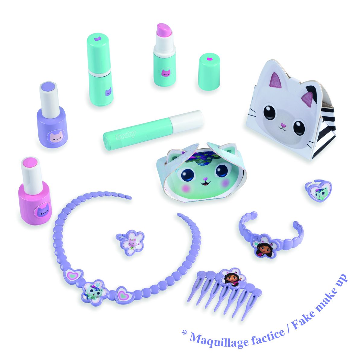 SMOBY Coiffeuse 2 en 1 Gabby et la Maison Magique