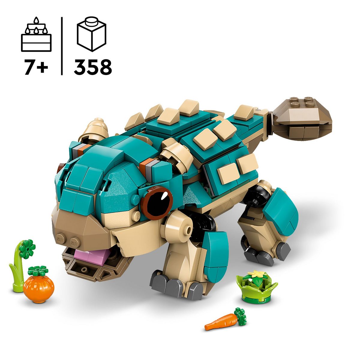 LEGO Jurassic World 76962 - Bébé Bumpy, l'ankylosaure