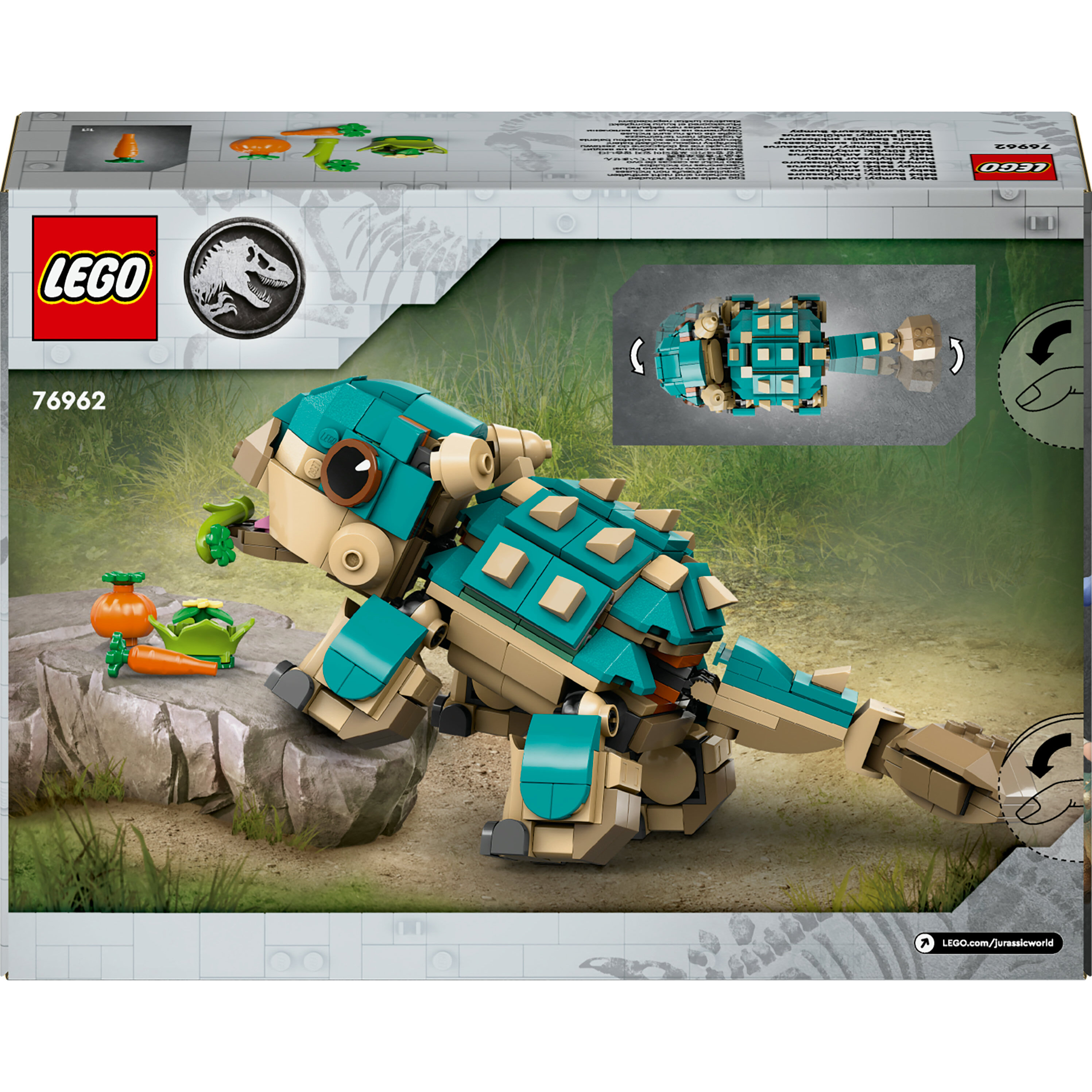 Voir la diapositive 8 : LEGO Jurassic World 76962 - Bébé Bumpy, l'ankylosaure