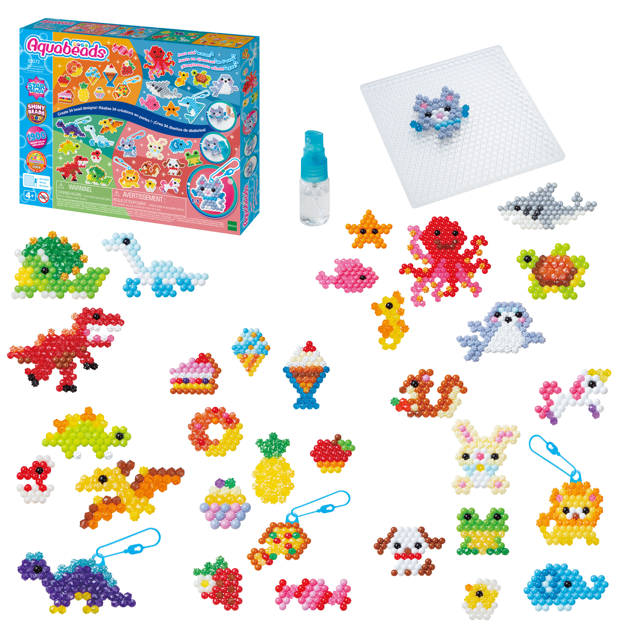 Voir la diapositive 2 : EPOCH D'ENFANCE Aquabeads Coffret 4 en 1