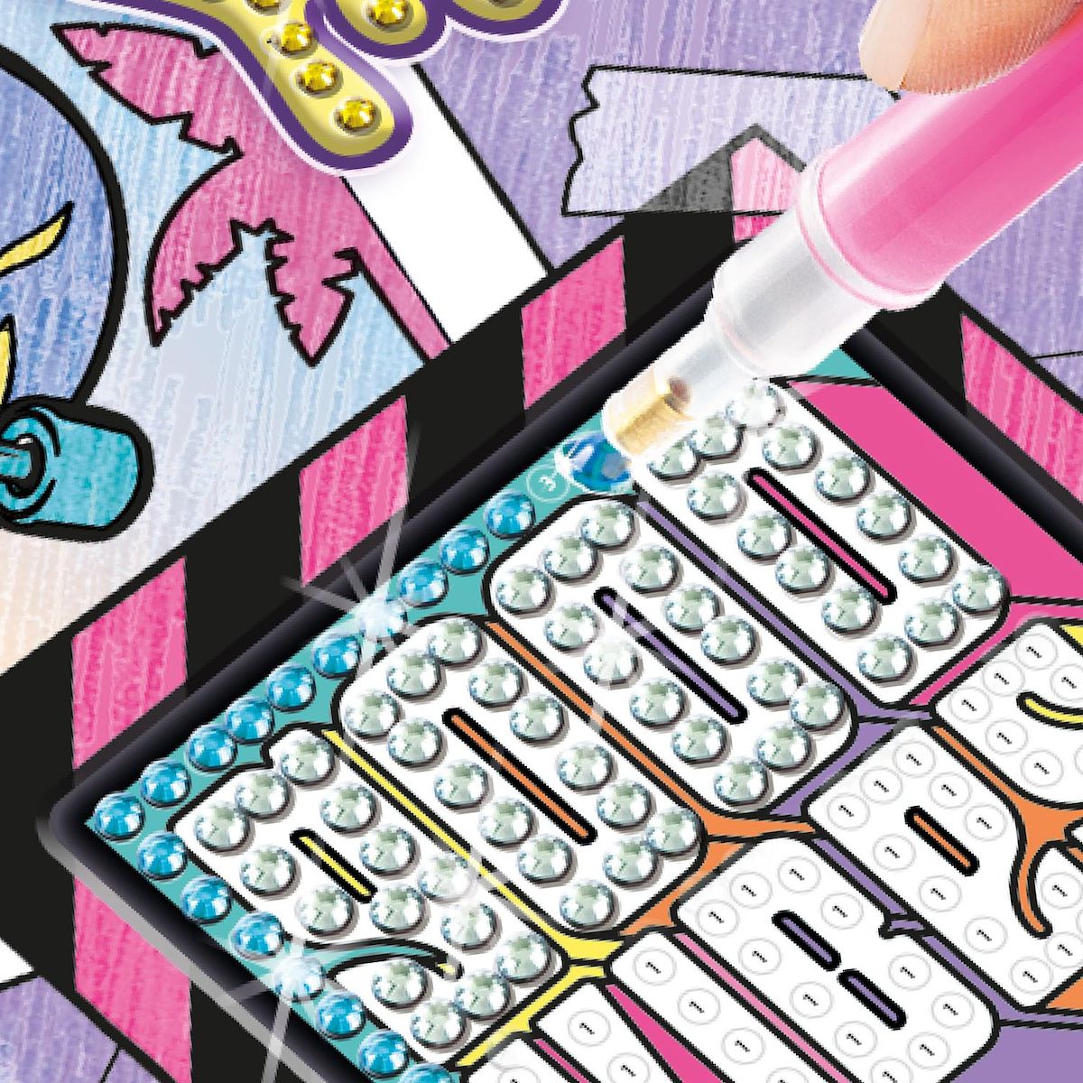 CANAL TOYS Mallette lumineuse Diamant Art 3 en 1