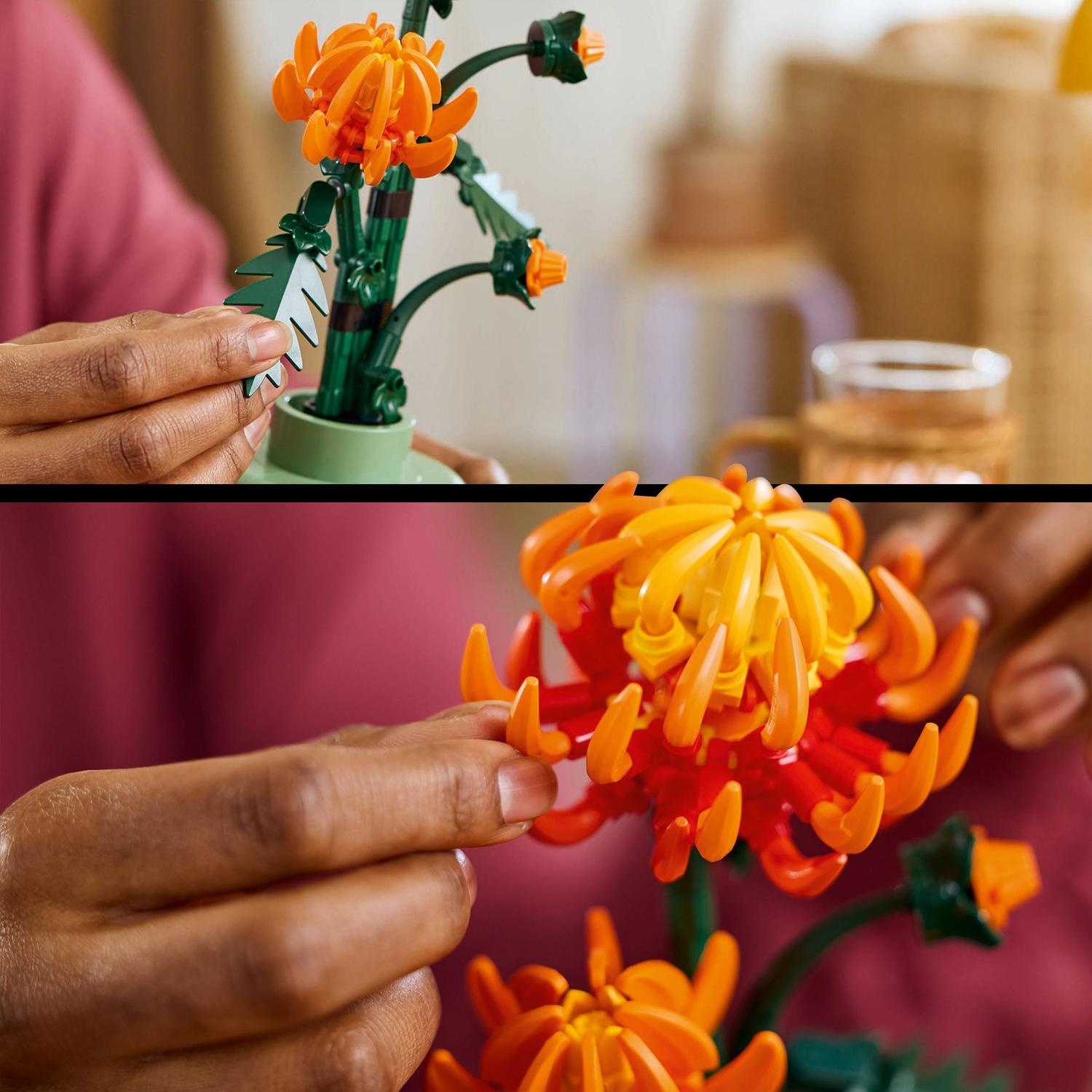 Voir la diapositive 4 : LEGO LEGO Botanicals 10368 Le Chrysanthème - Set de Décoration Florale à Construire Pour Adulte