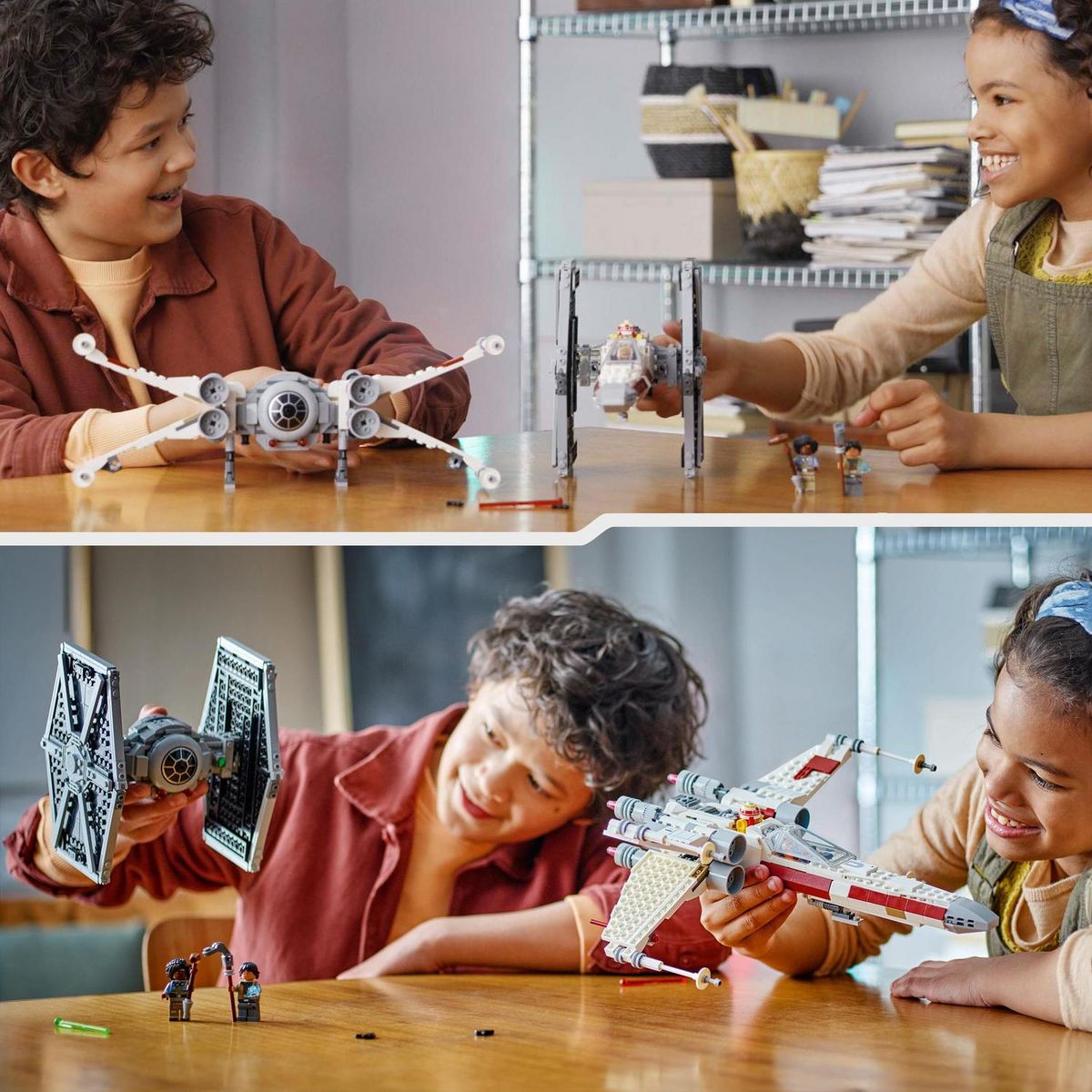 LEGO Star Wars 75393 - Tie Fighter et X-Wing à combiner