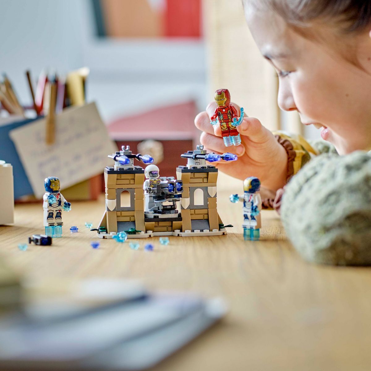 LEGO Marvel 76288 -  Iron Man et l'Iron Legion contre le Soldat de l'Hydra, Set de Jeu et d'Aventure Avengers pour Enfants Créatifs et Fans de Super-héros