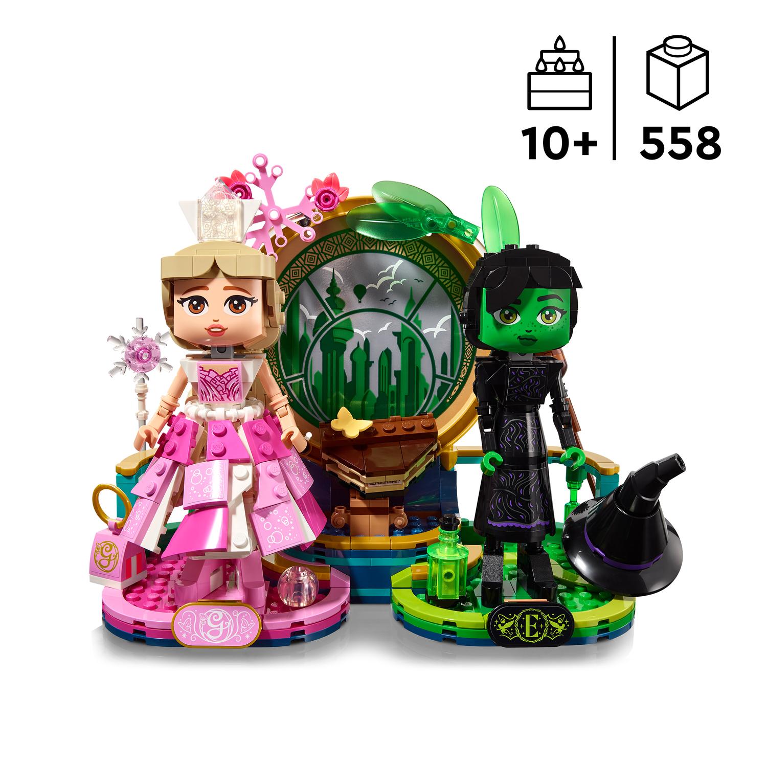 Voir la diapositive 3 : LEGO LEGO Wicked 75682 Figurines d’Elphaba et de Glinda - Jouet pour Fille ou Garçon dès 10 ans