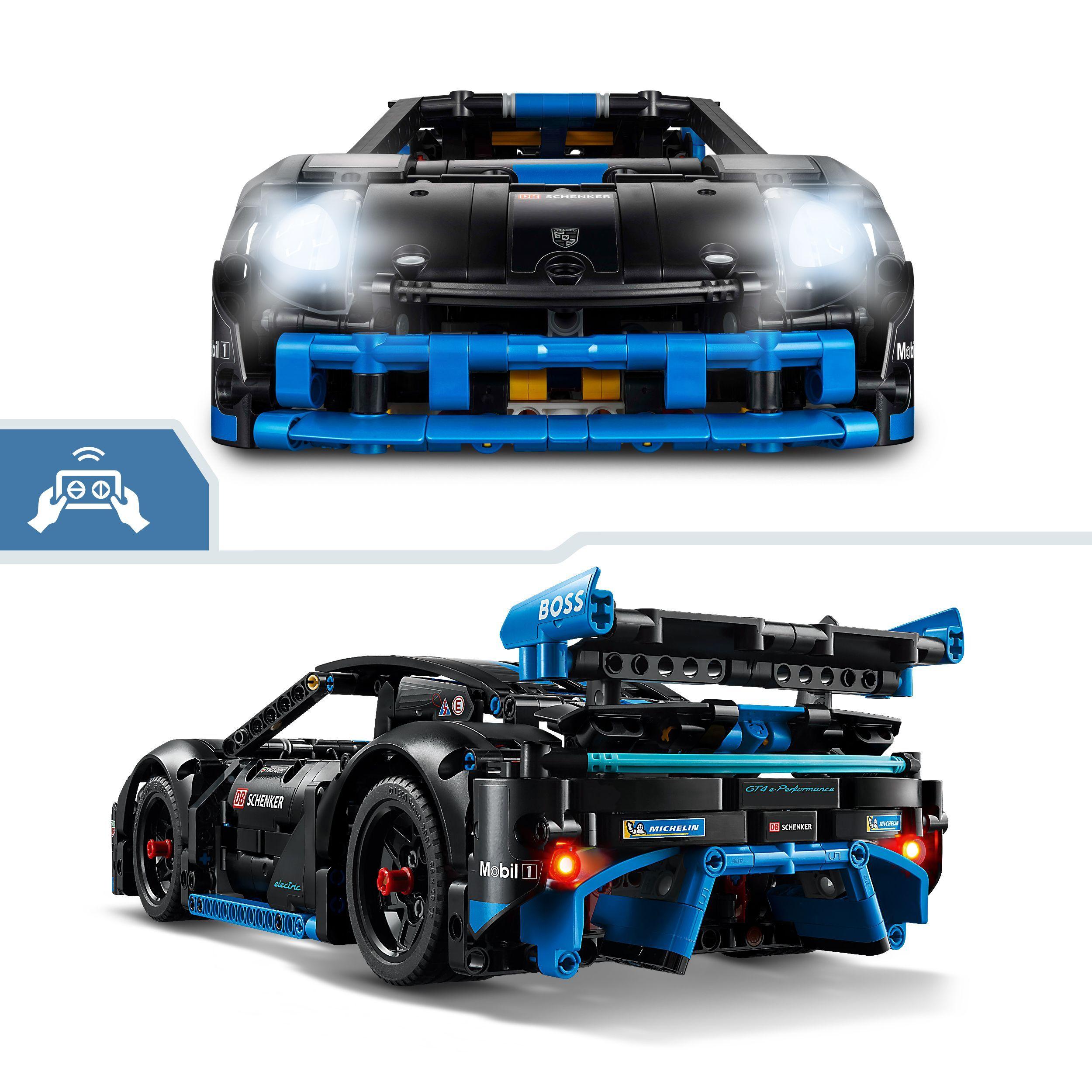 Voir la diapositive 4 : LEGO LEGO® Technic 42176 Voiture de course Porsche GT4 e-Performance - Modèle télécommandé