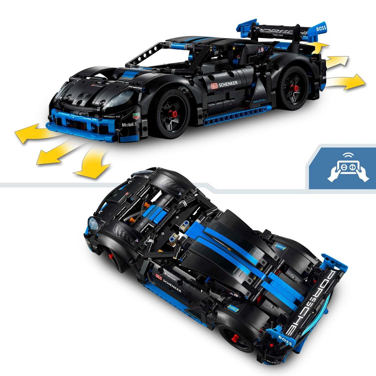 LEGO Technic 42176 - Voiture de Course Porsche GT4 e-Performance - Modèle Télécommandé